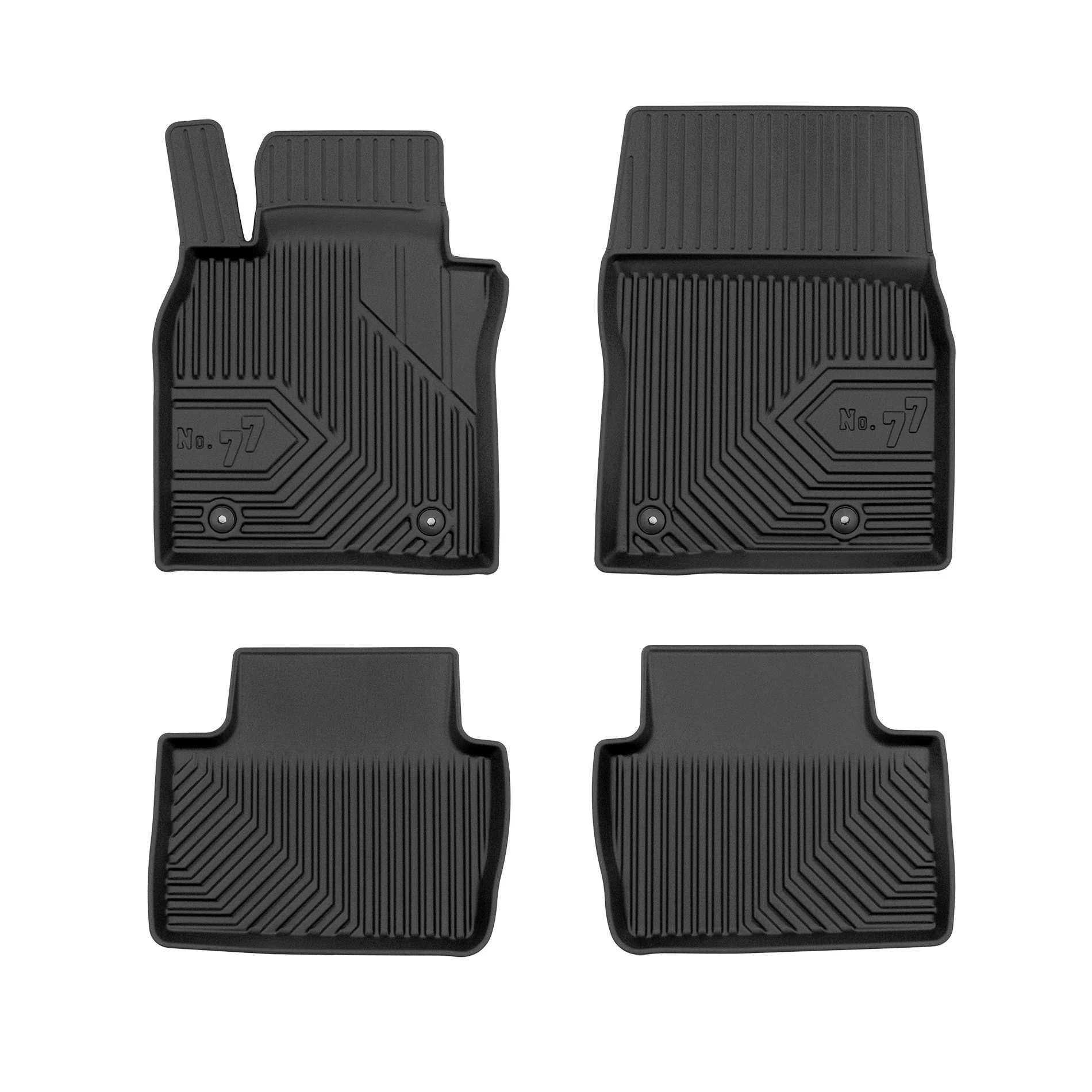 Mazda CX-30 Frogum No77 fekete 3D hótálcás TPE gumiszőnyeg szett 77425088