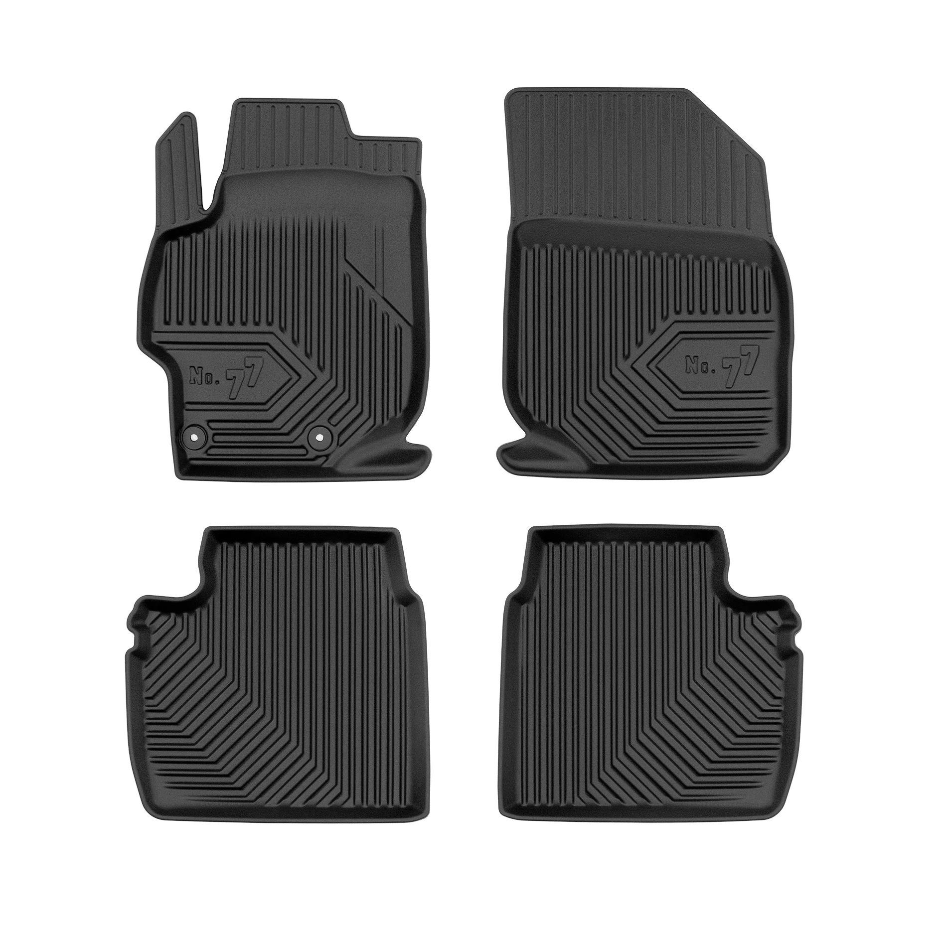 Citroen C-Elysée II Frogum No77 fekete 3D hótálcás TPE gumiszőnyeg szett 77425200