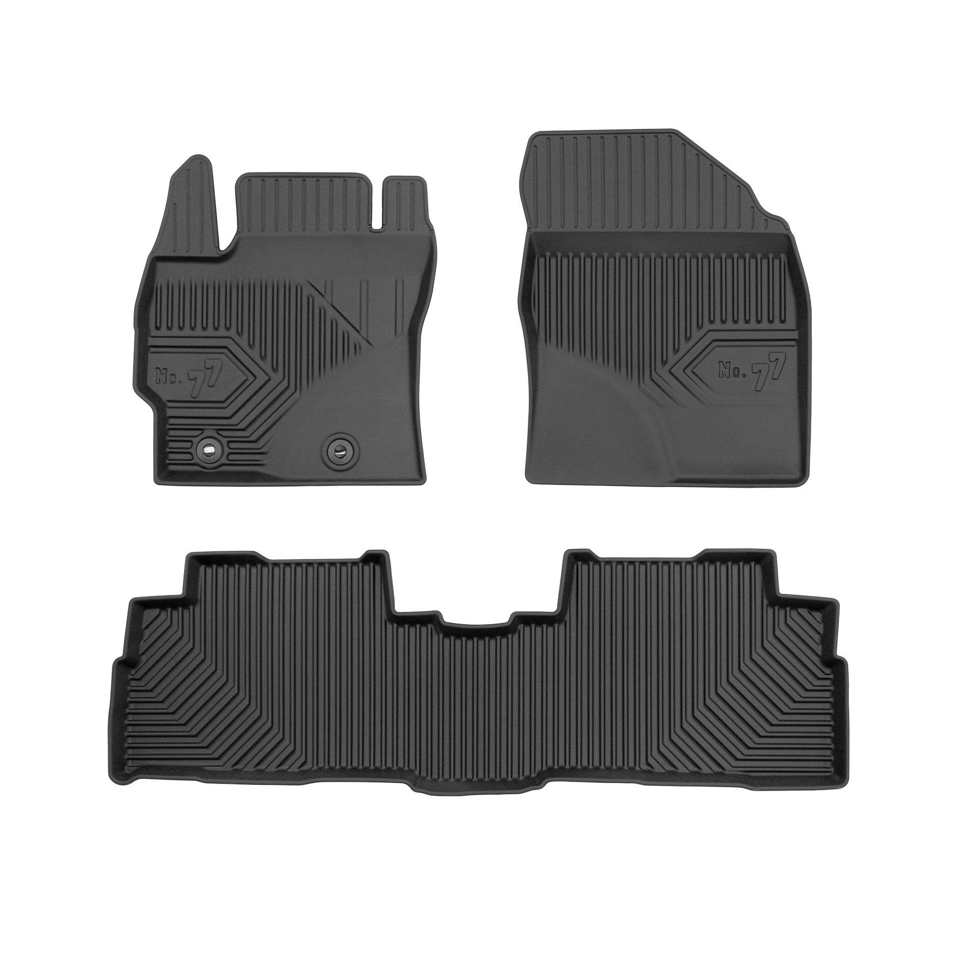 Toyota Verso Frogum No77 fekete 3D hótálcás TPE gumiszőnyeg szett 77425224