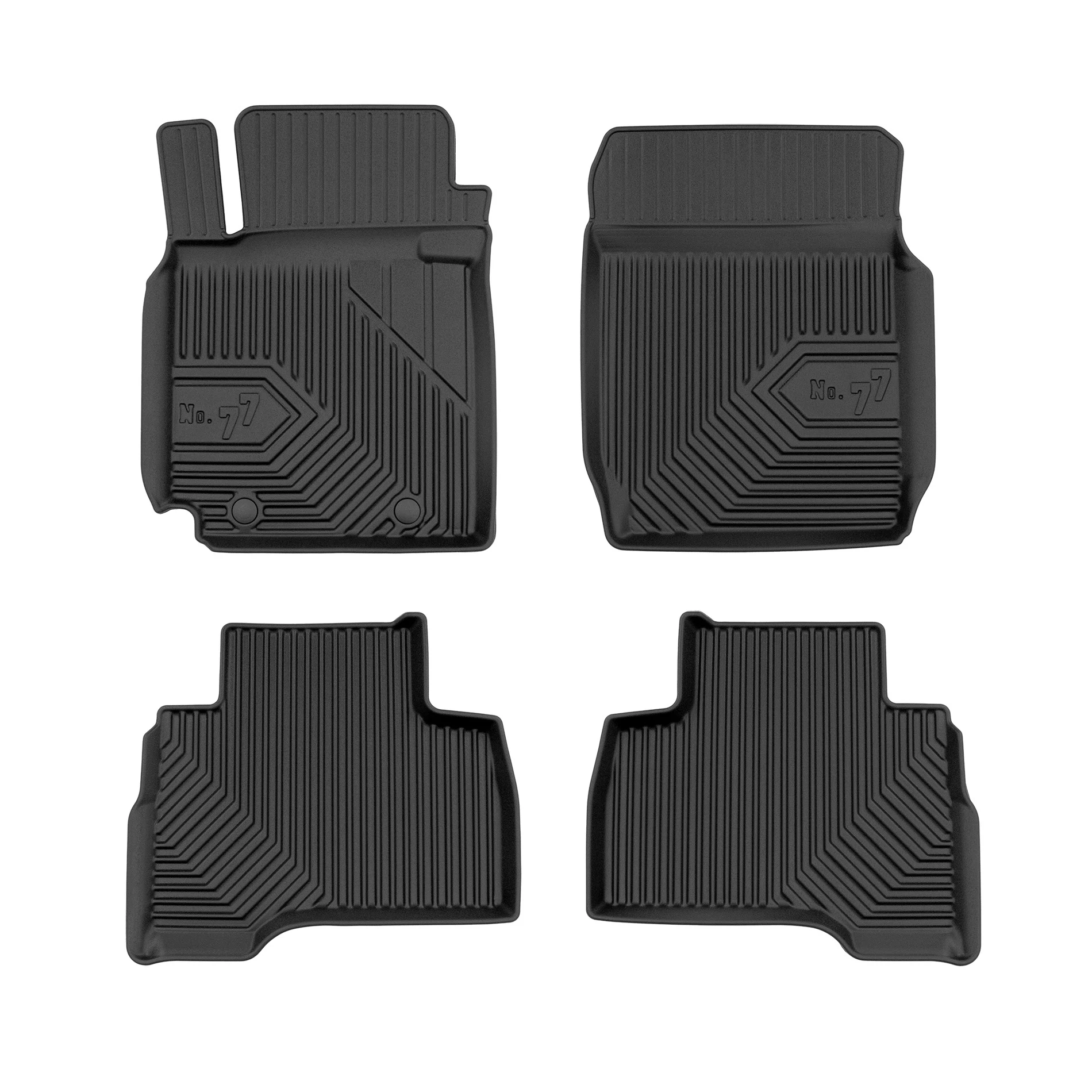 Suzuki Grand Vitara II Frogum No77 fekete 3D hótálcás TPE gumiszőnyeg szett 77425248