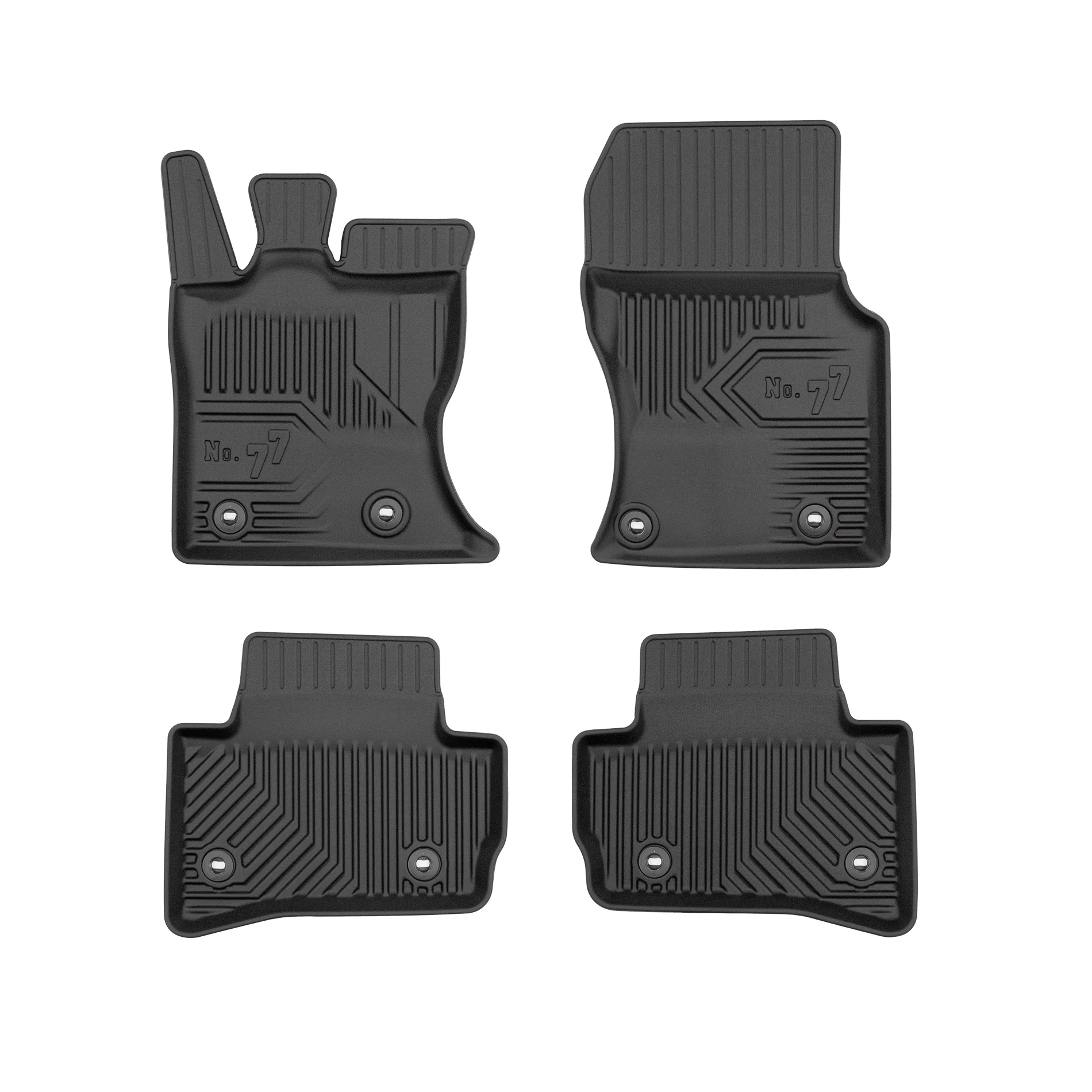 Jaguar F-Pace Frogum No77 fekete 3D hótálcás TPE gumiszőnyeg szett 77425378