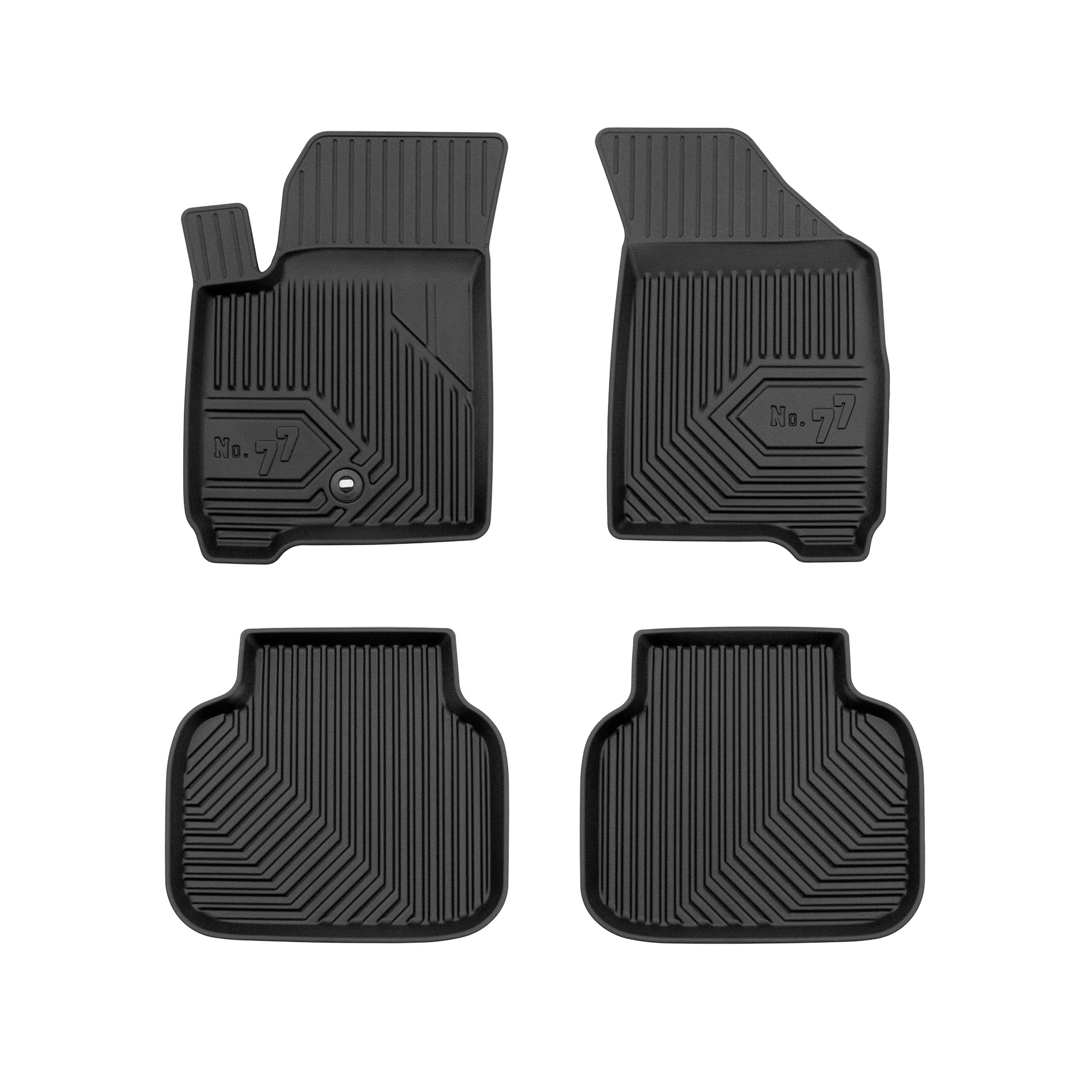 Fiat Freemont Frogum No77 fekete 3D hótálcás TPE gumiszőnyeg szett 77425644