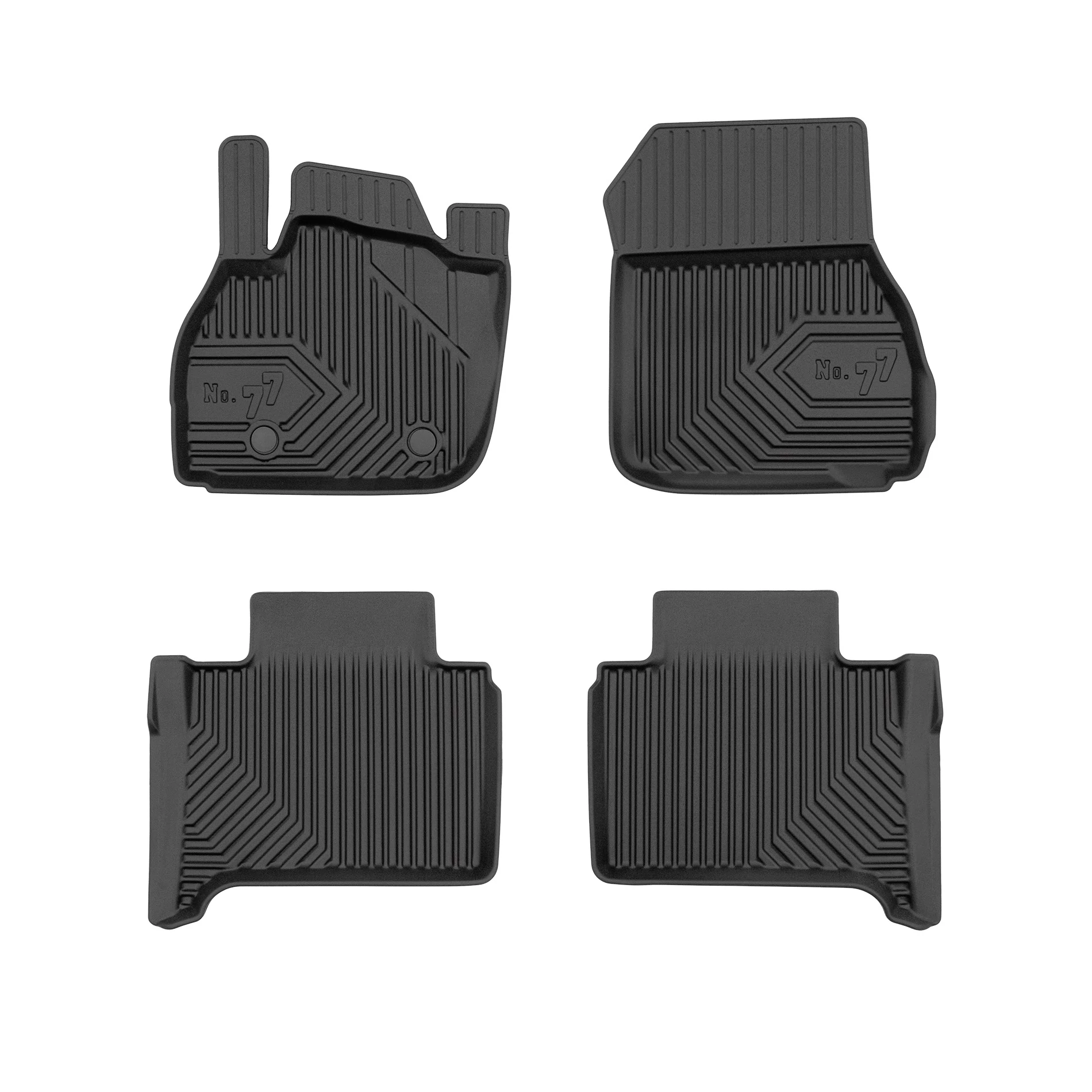 Renault Zoe Frogum No77 fekete 3D hótálcás TPE gumiszőnyeg szett 77425651