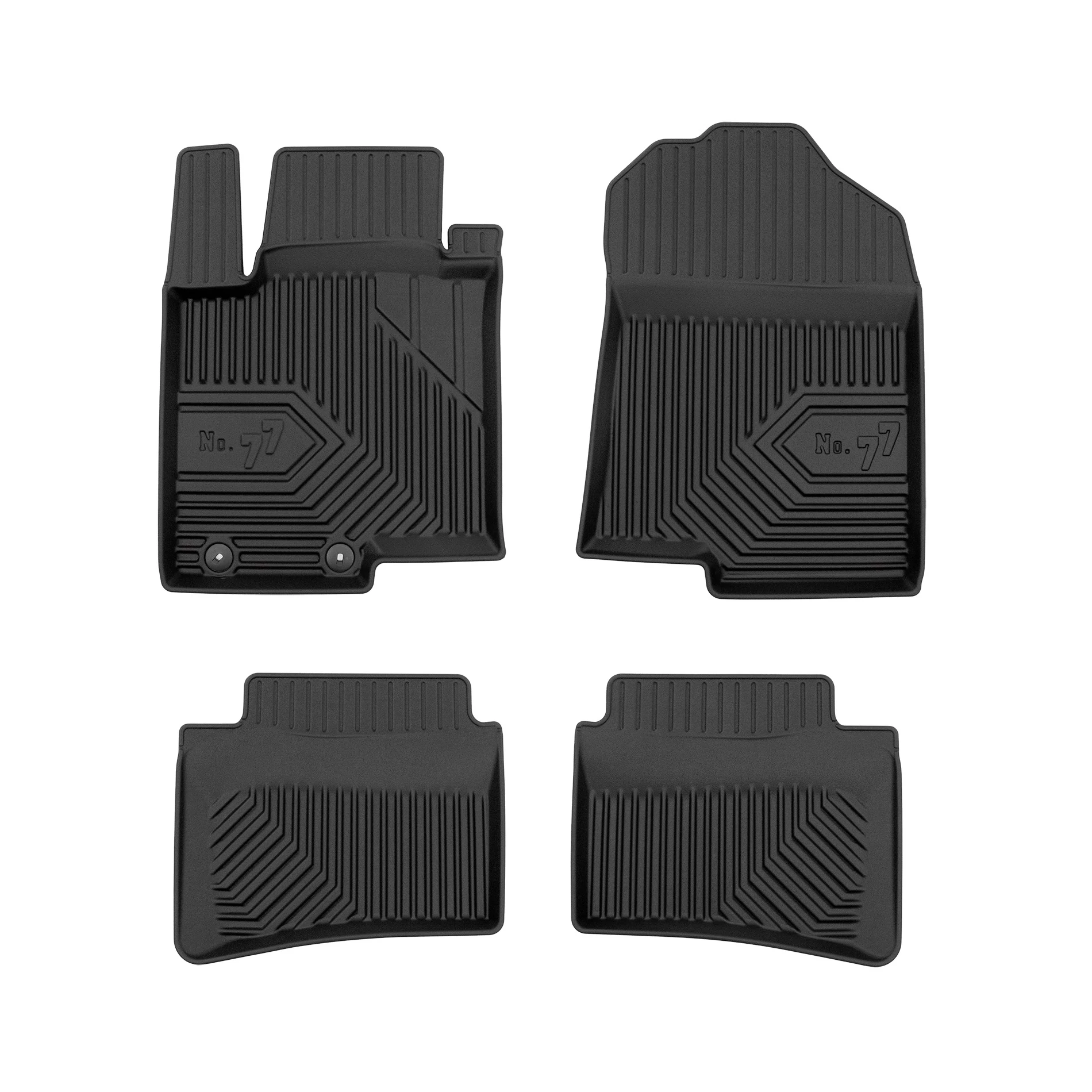 Hyundai i20 III - Bayon Frogum No77 fekete 3D hótálcás TPE gumiszőnyeg szett 77425828