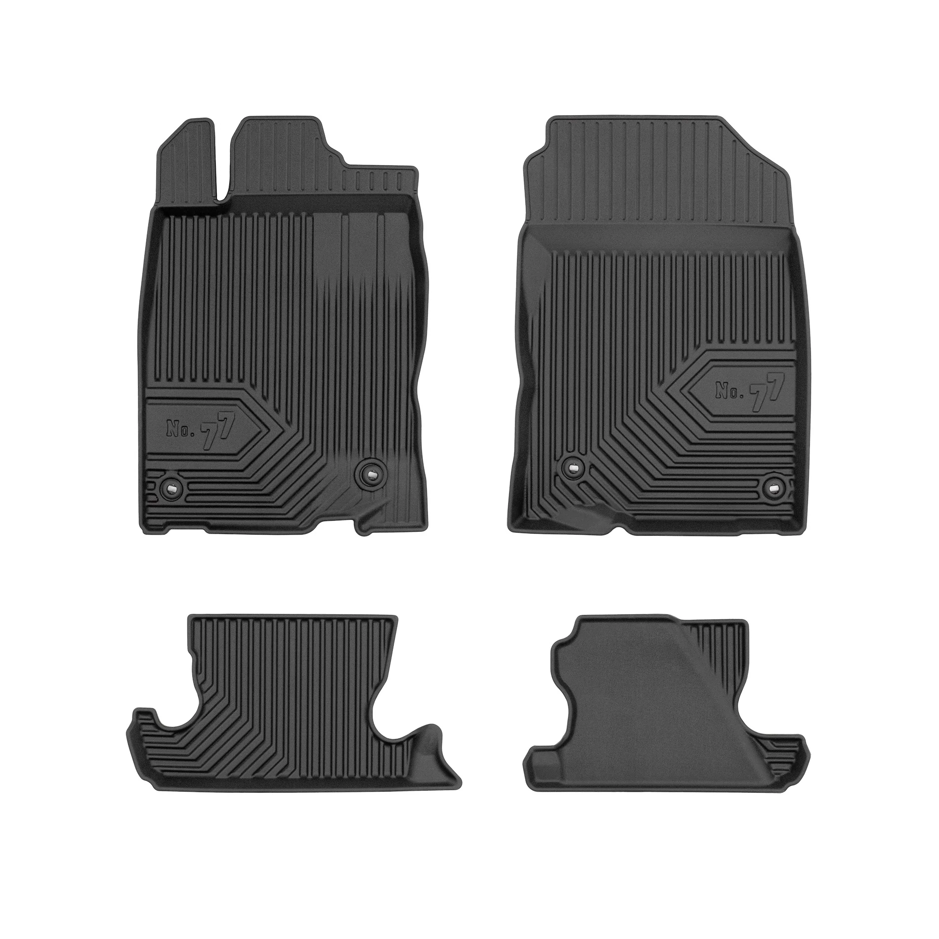 Honda CR-Z Frogum No77 fekete 3D hótálcás TPE gumiszőnyeg szett 77426078