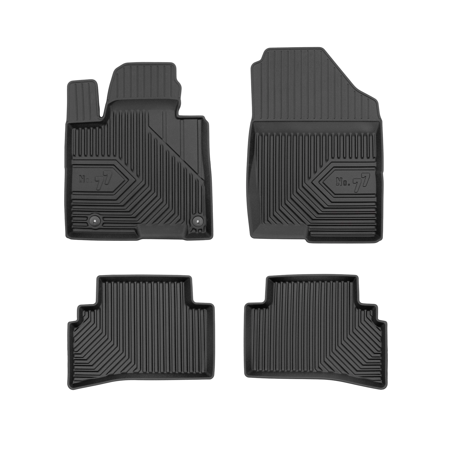 Hyundai Tucson IV Frogum No77 fekete 3D hótálcás TPE gumiszőnyeg szett 77426214