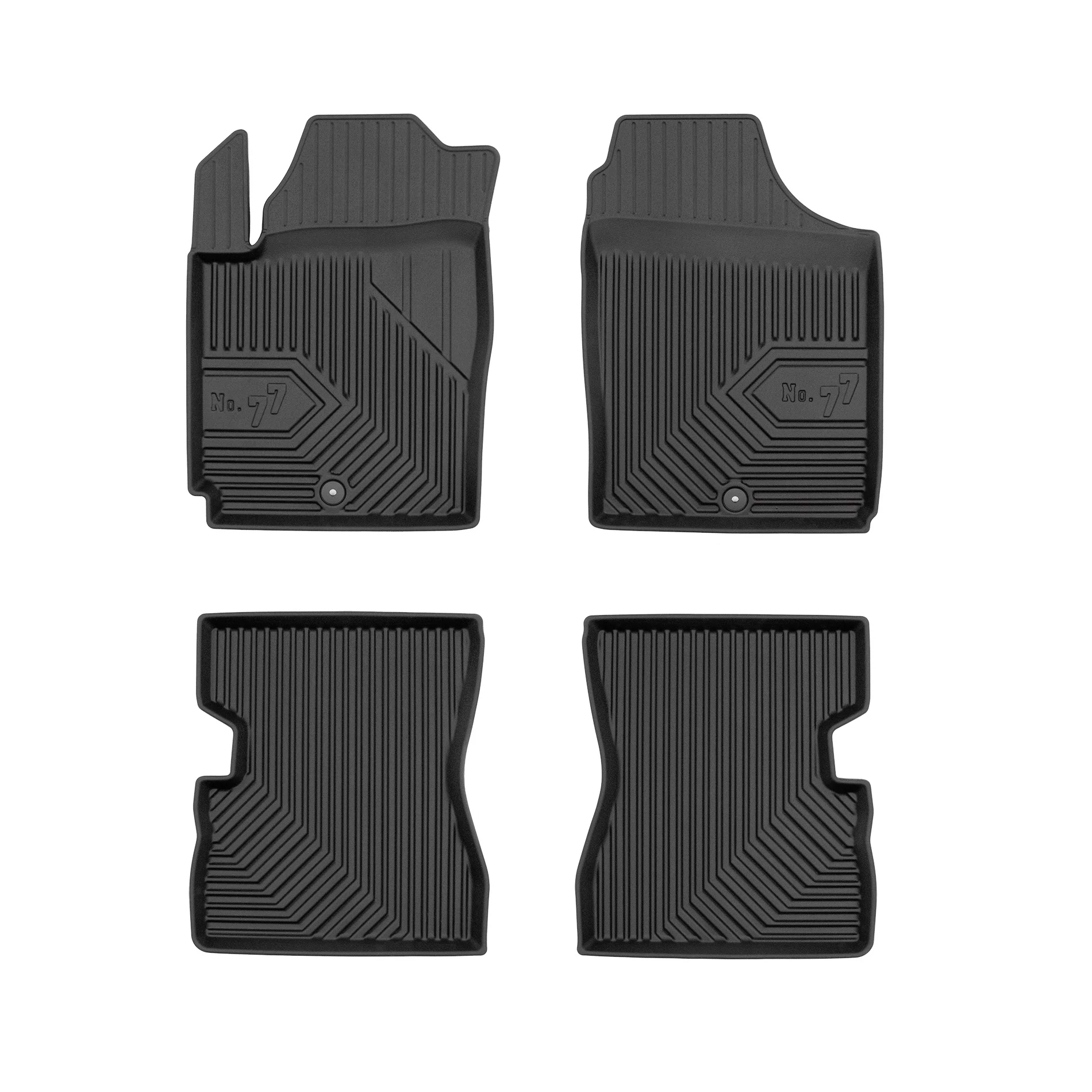 Kia Picanto I Frogum No77 fekete 3D hótálcás TPE gumiszőnyeg szett 77426290