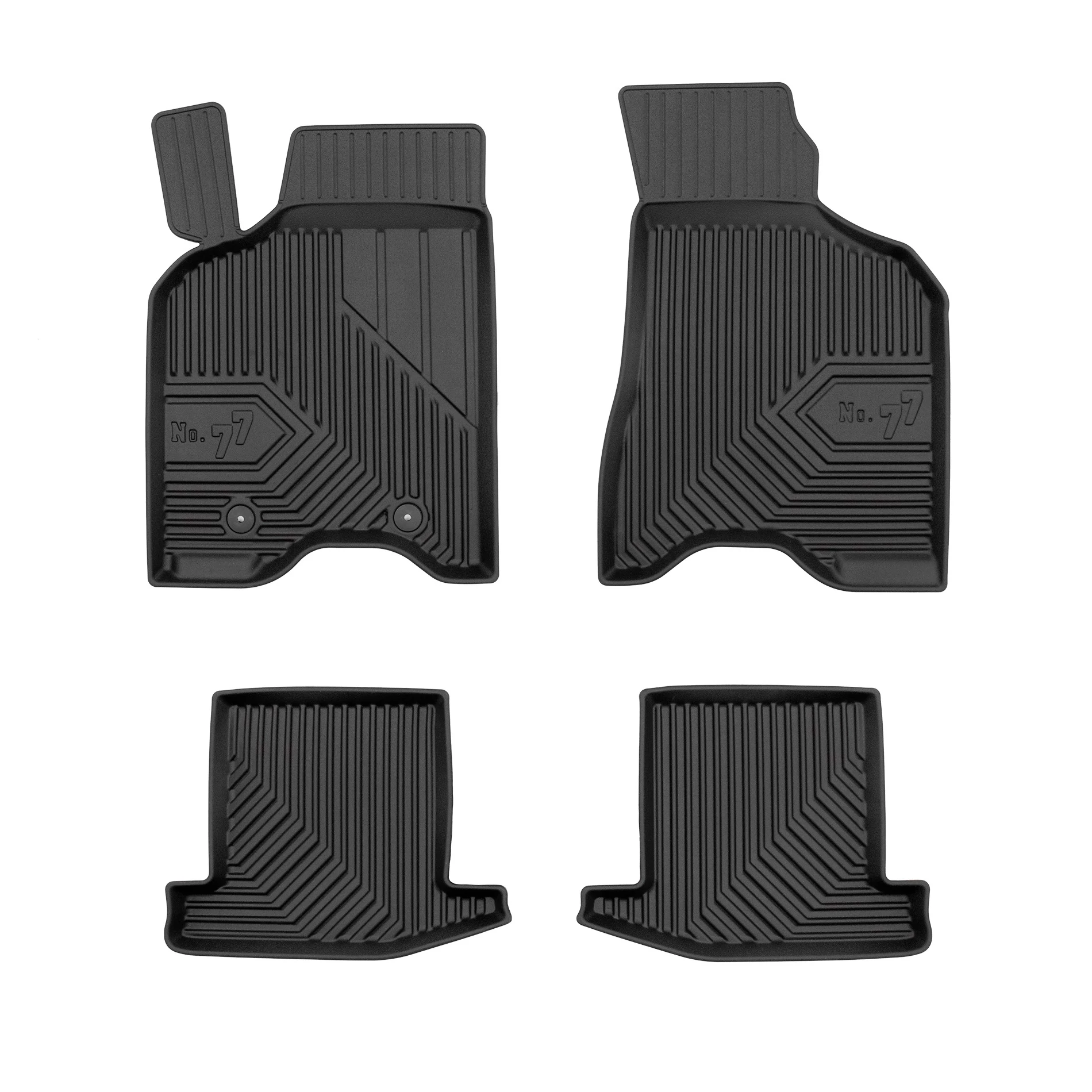 VW Volkswagen Lupo Frogum No77 fekete 3D hótálcás TPE gumiszőnyeg szett 77426450