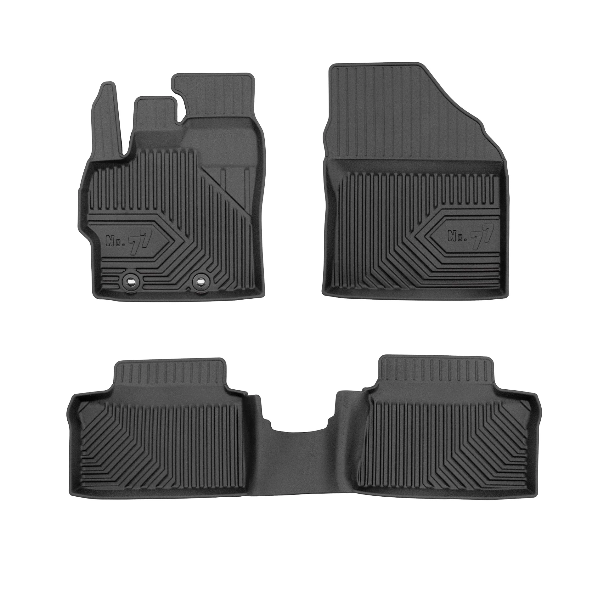 Toyota Yaris Cross Frogum No77 fekete 3D hótálcás TPE gumiszőnyeg szett 77426474