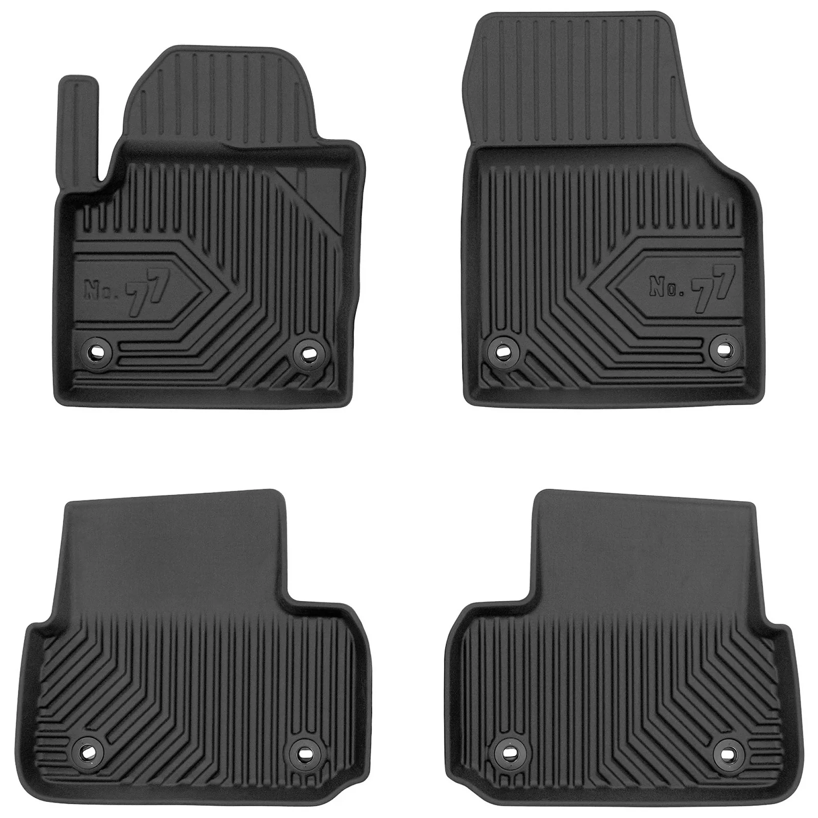 Land Rover Discovery Sport Frogum No77 fekete 3D hótálcás TPE gumiszőnyeg szett 77408944