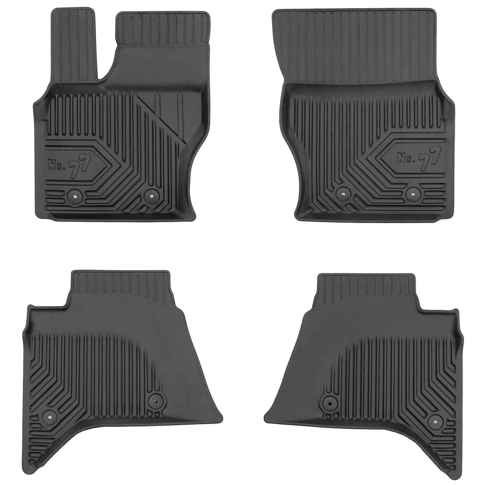 Land Rover Range Rover IV Frogum No77 fekete 3D hótálcás TPE gumiszőnyeg szett 77409057