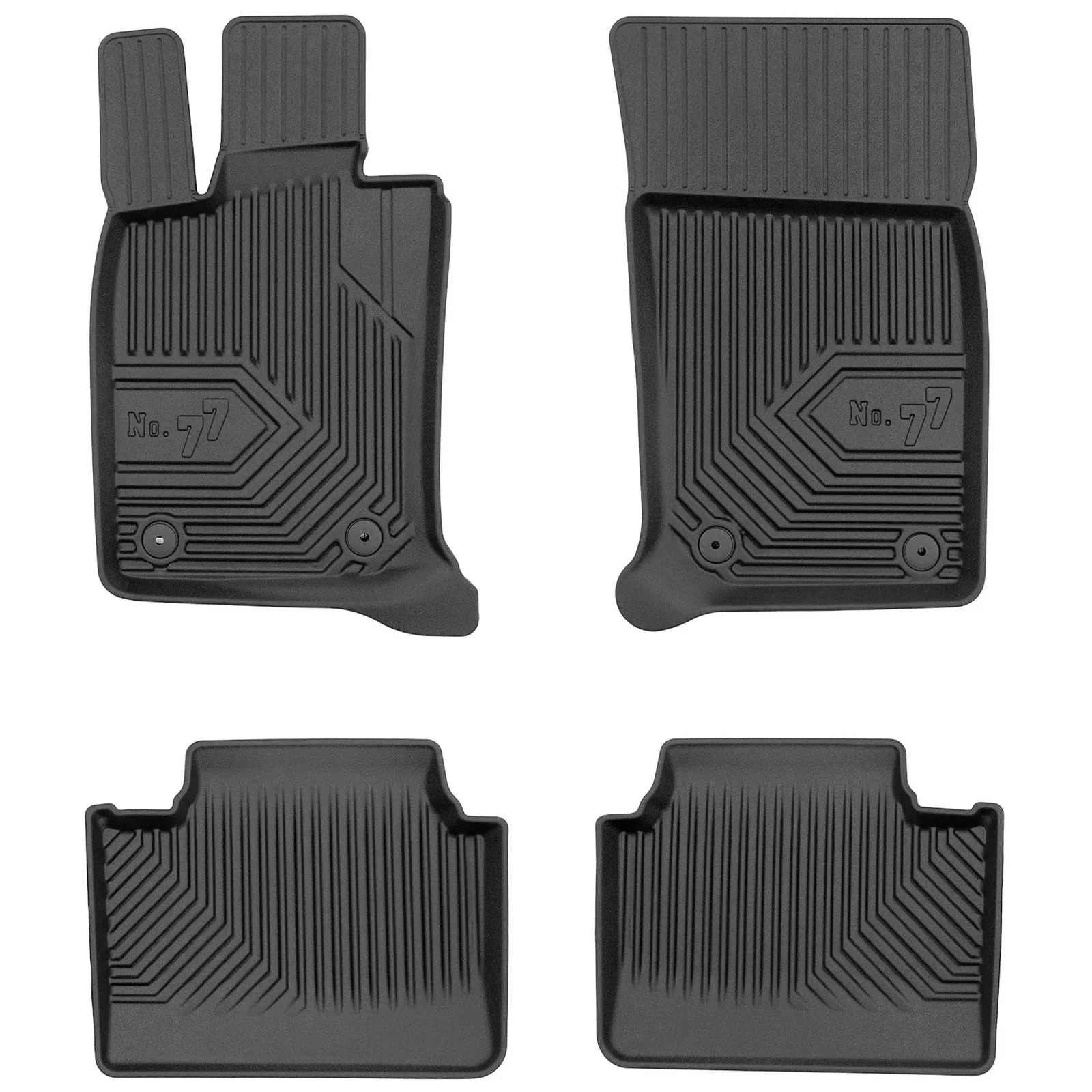 Porsche Panamera II Frogum No77 fekete 3D hótálcás TPE gumiszőnyeg szett 77409507