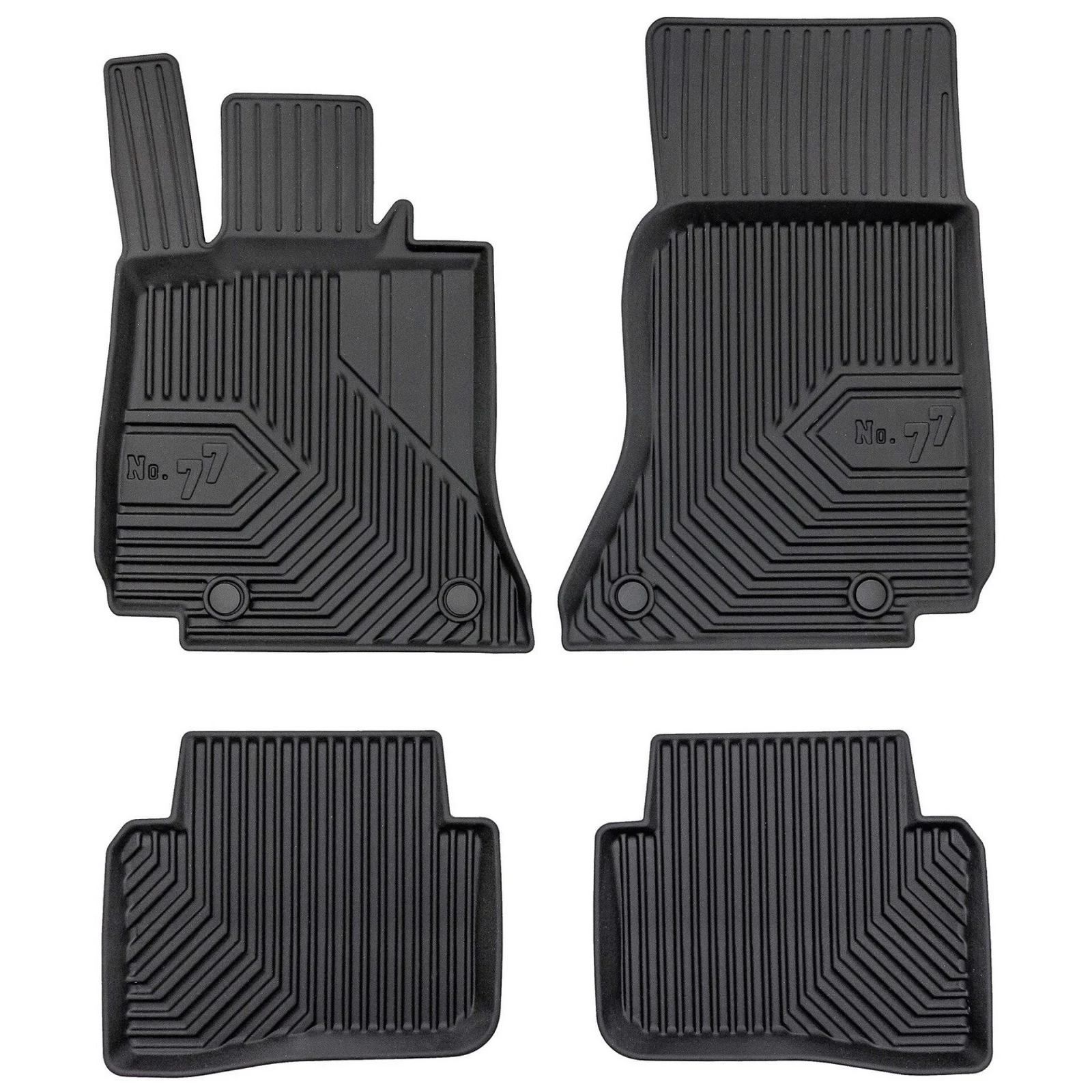 Mercedes Benz W206 Frogum No77 fekete 3D hótálcás TPE gumiszőnyeg szett 77412521