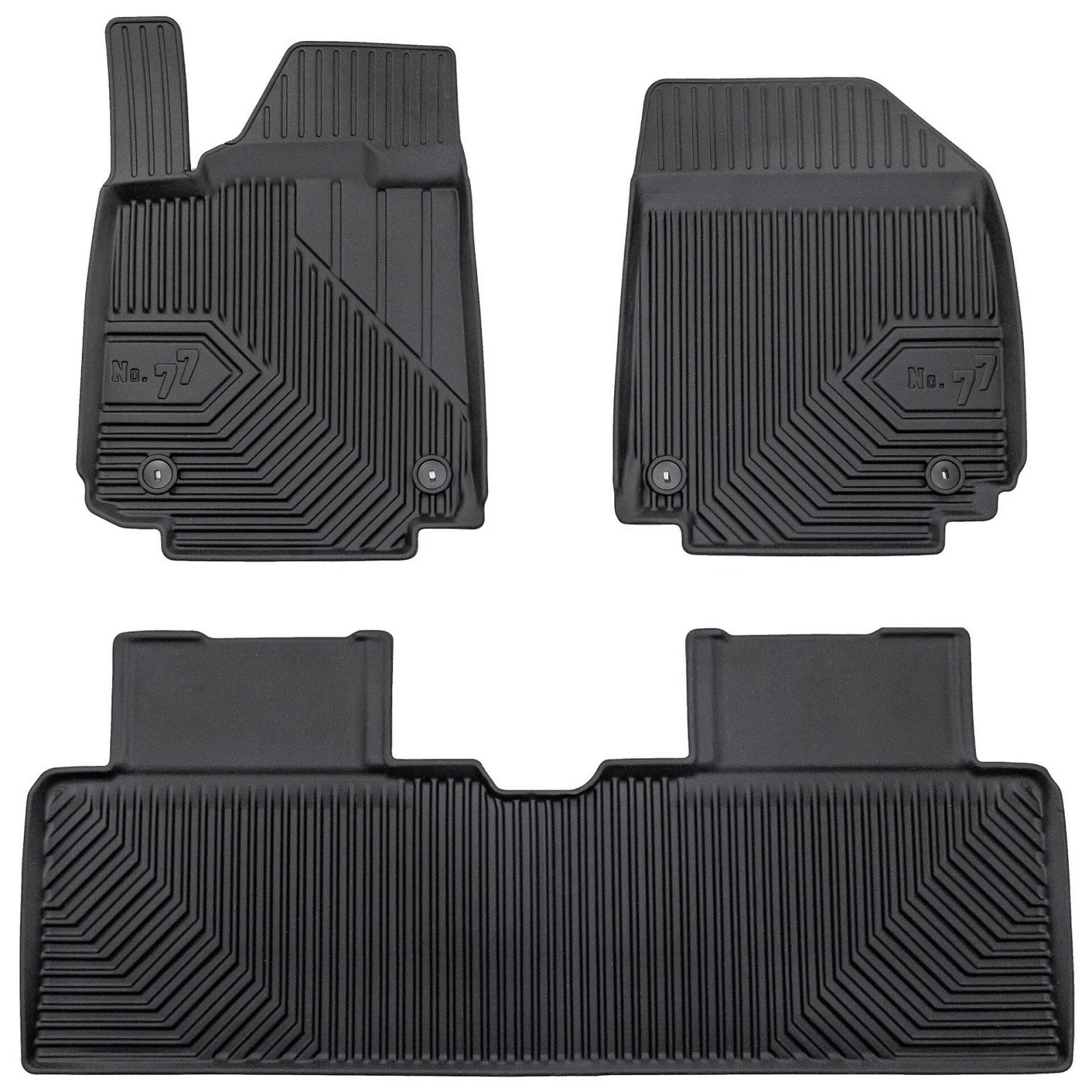 Hyundai Ioniq 6 Frogum No77 fekete 3D hótálcás TPE gumiszőnyeg szett 77412651
