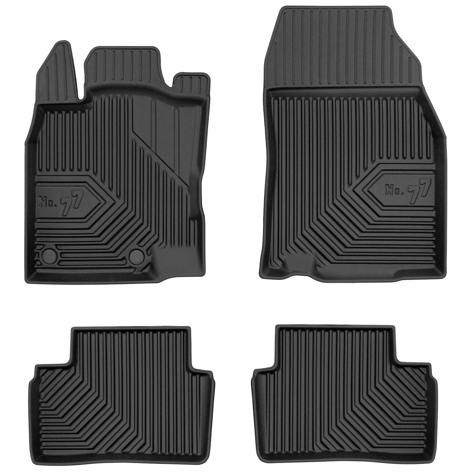 Renault Kadjar Frogum No77 fekete 3D hótálcás TPE gumiszőnyeg szett 77425026