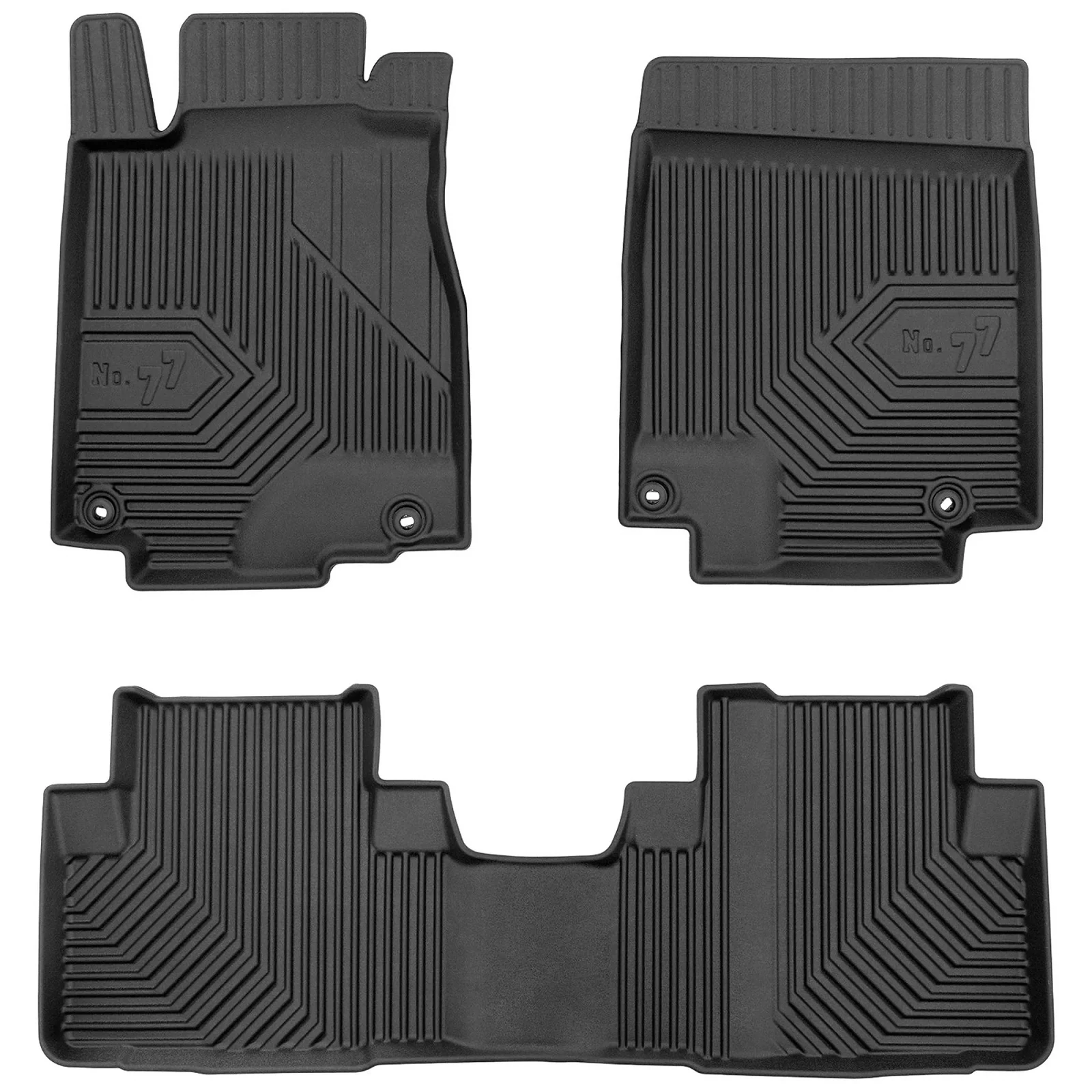 Honda CR-V IV Frogum No77 fekete 3D hótálcás TPE gumiszőnyeg szett 77425477