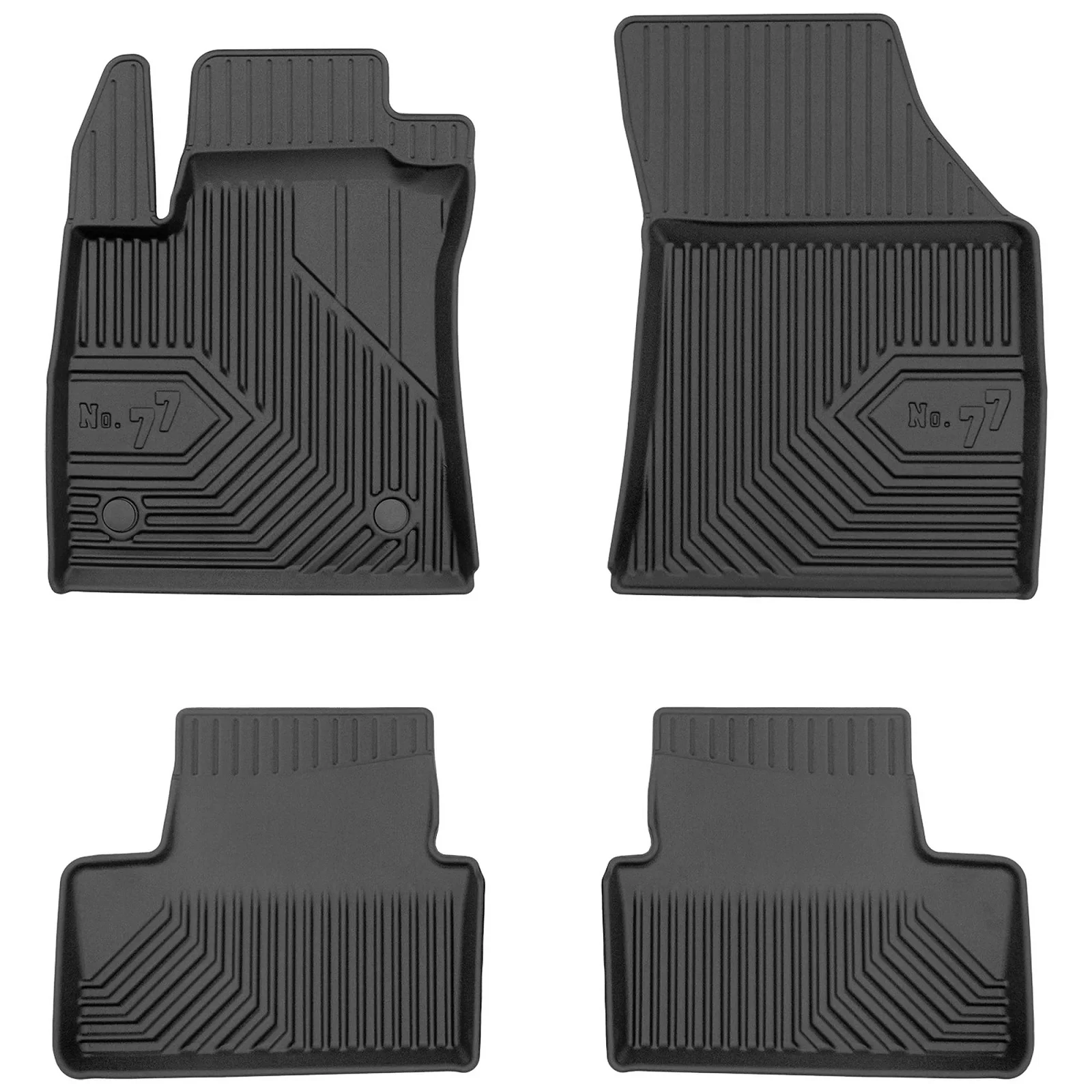 Renault Megane IV Frogum No77 fekete 3D hótálcás TPE gumiszőnyeg szett 77425569