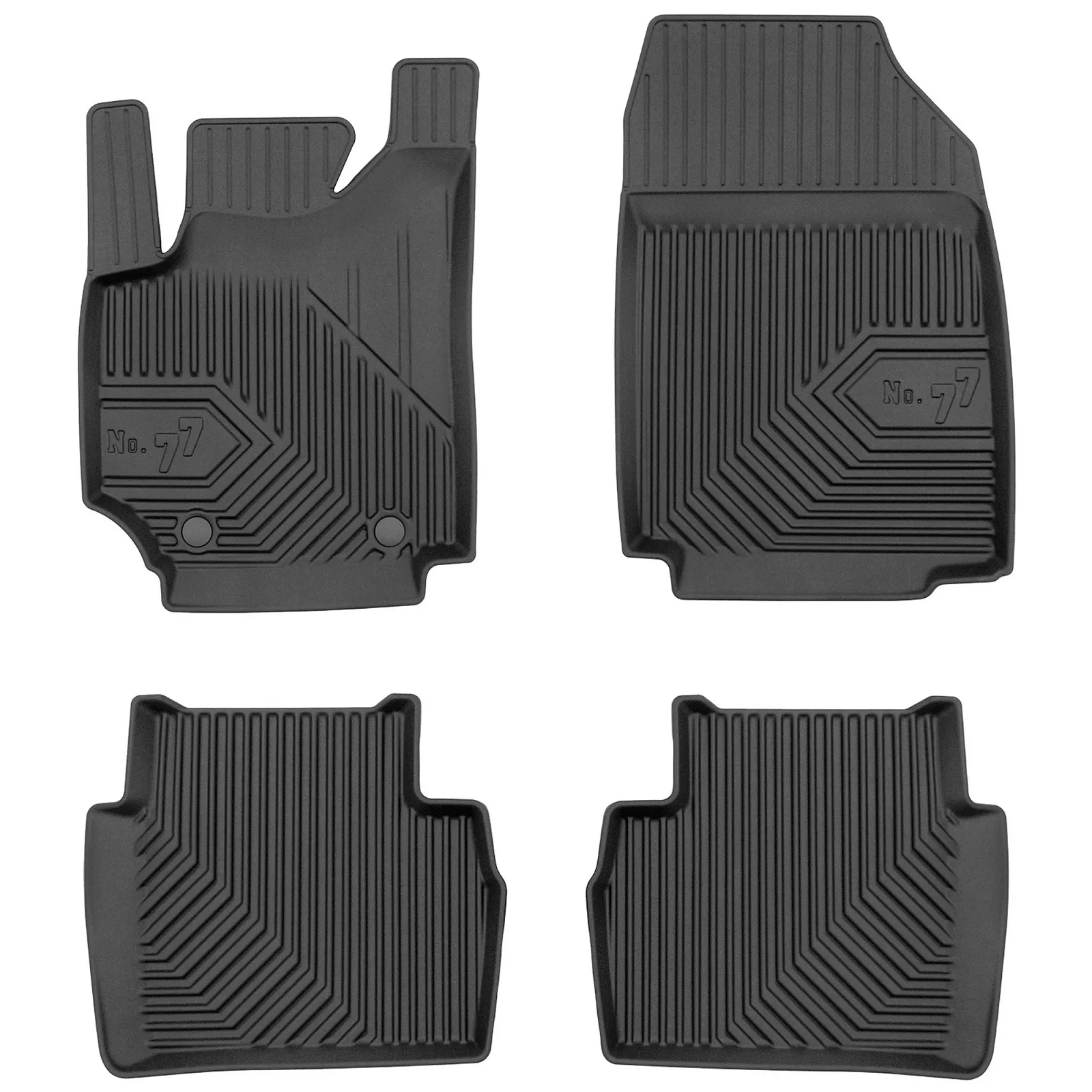 Fiat Croma Frogum No77 fekete 3D hótálcás TPE gumiszőnyeg szett 77425927