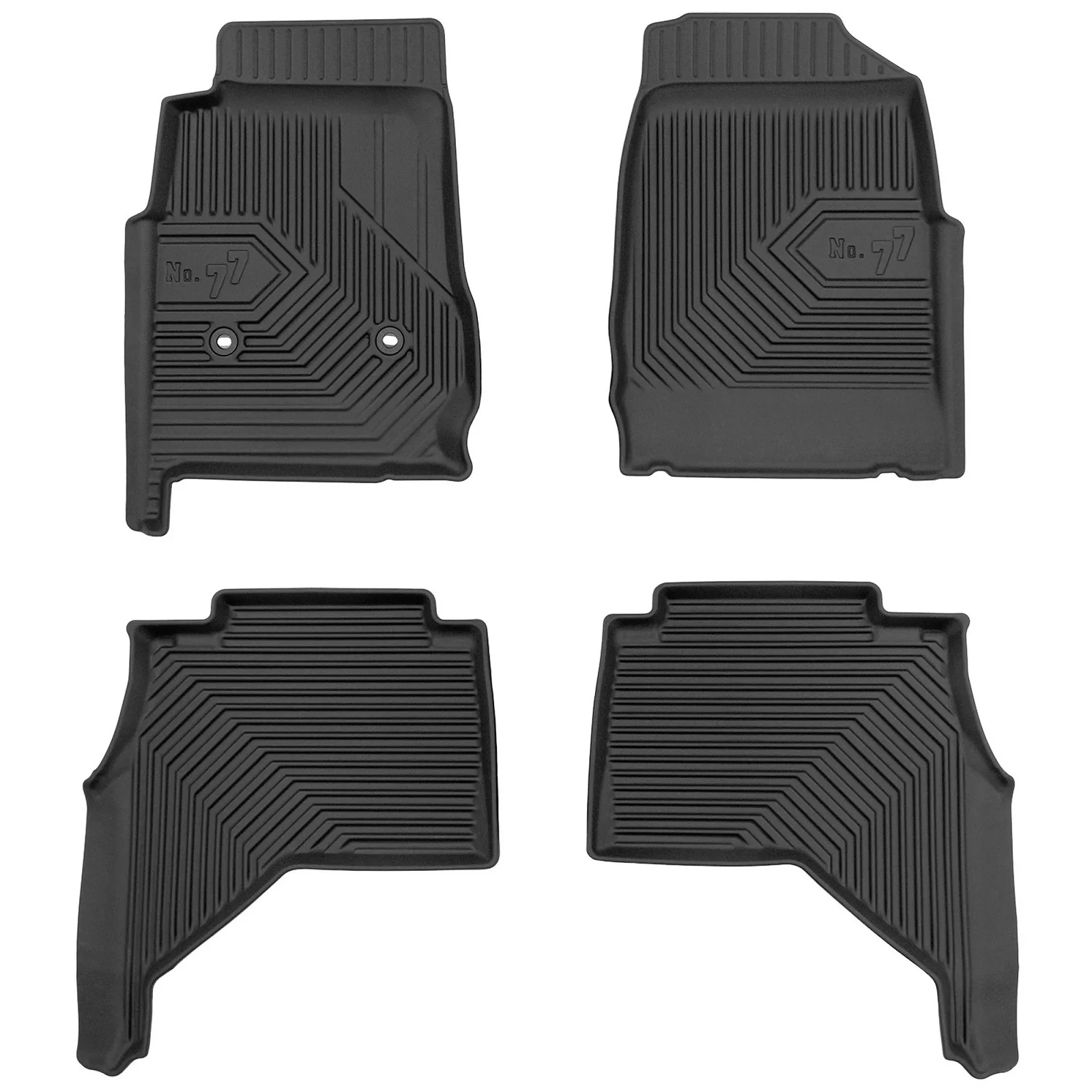 Isuzu D-MAX II Frogum No77 fekete 3D hótálcás TPE gumiszőnyeg szett 77426153