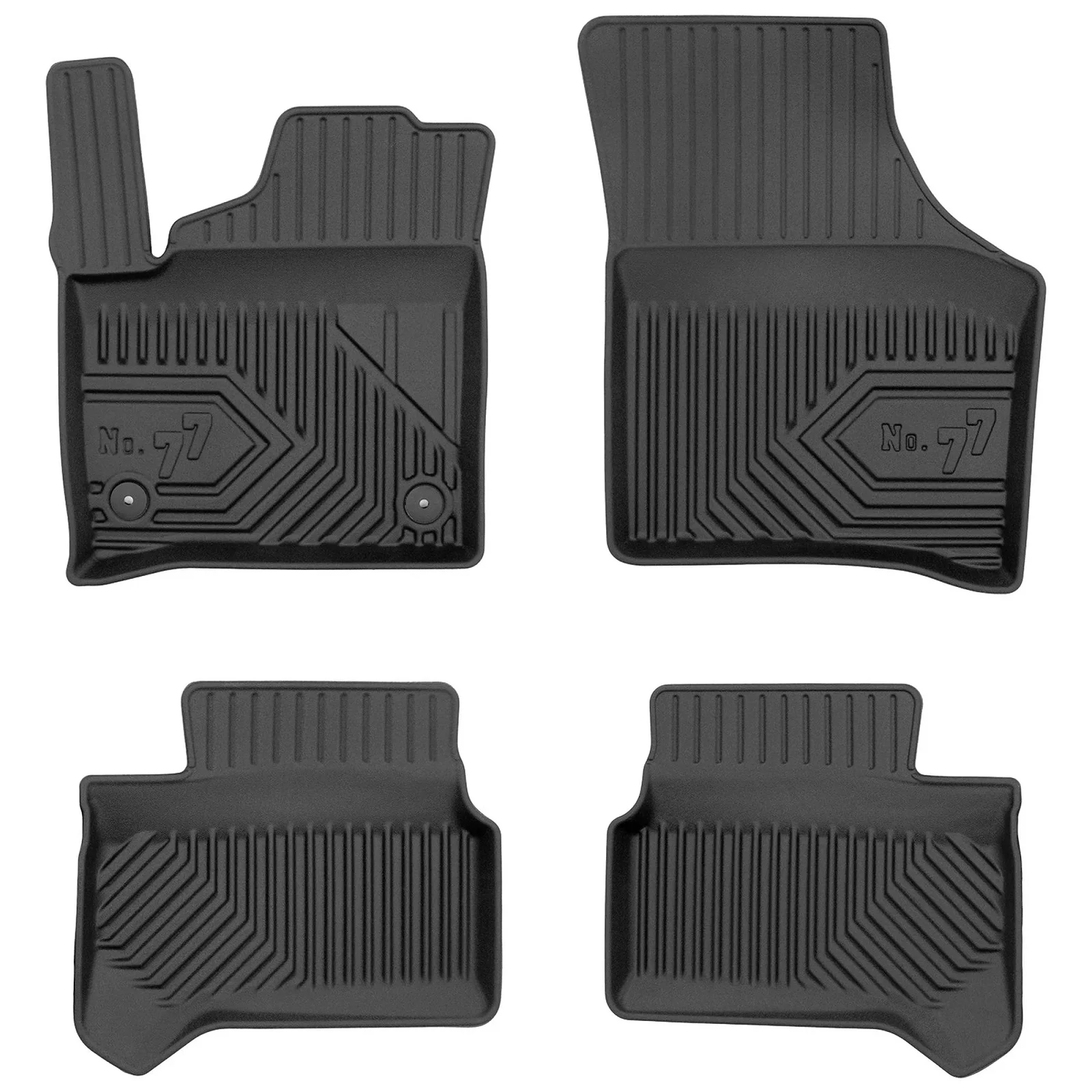Skoda Citigo-e iV Frogum No77 fekete 3D hótálcás TPE gumiszőnyeg szett 77426177