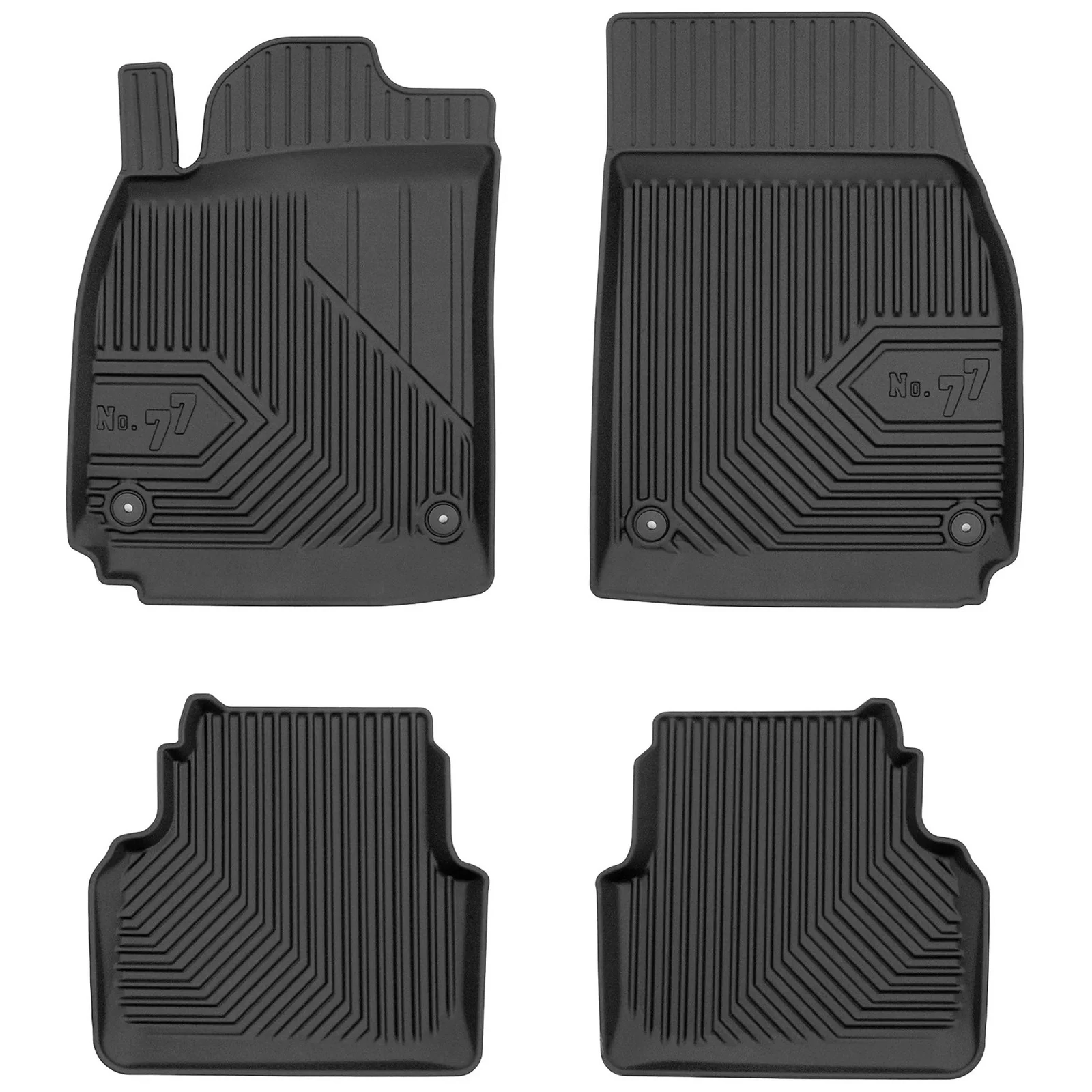 Saab 9-3 II Frogum No77 fekete 3D hótálcás TPE gumiszőnyeg szett 77426320