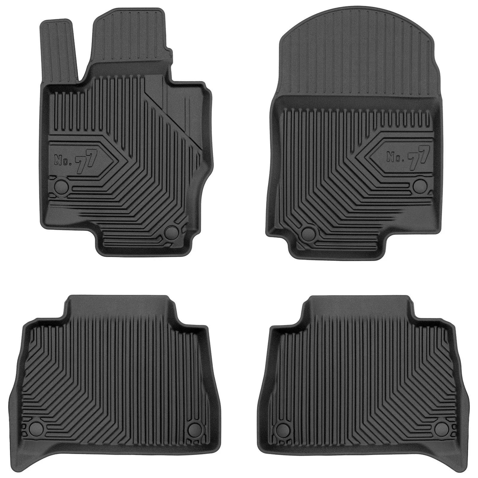 Mercedes Benz GLE Coupe C167 No77 fekete 3D hótálcás TPE gumiszőnyeg szett 77426481