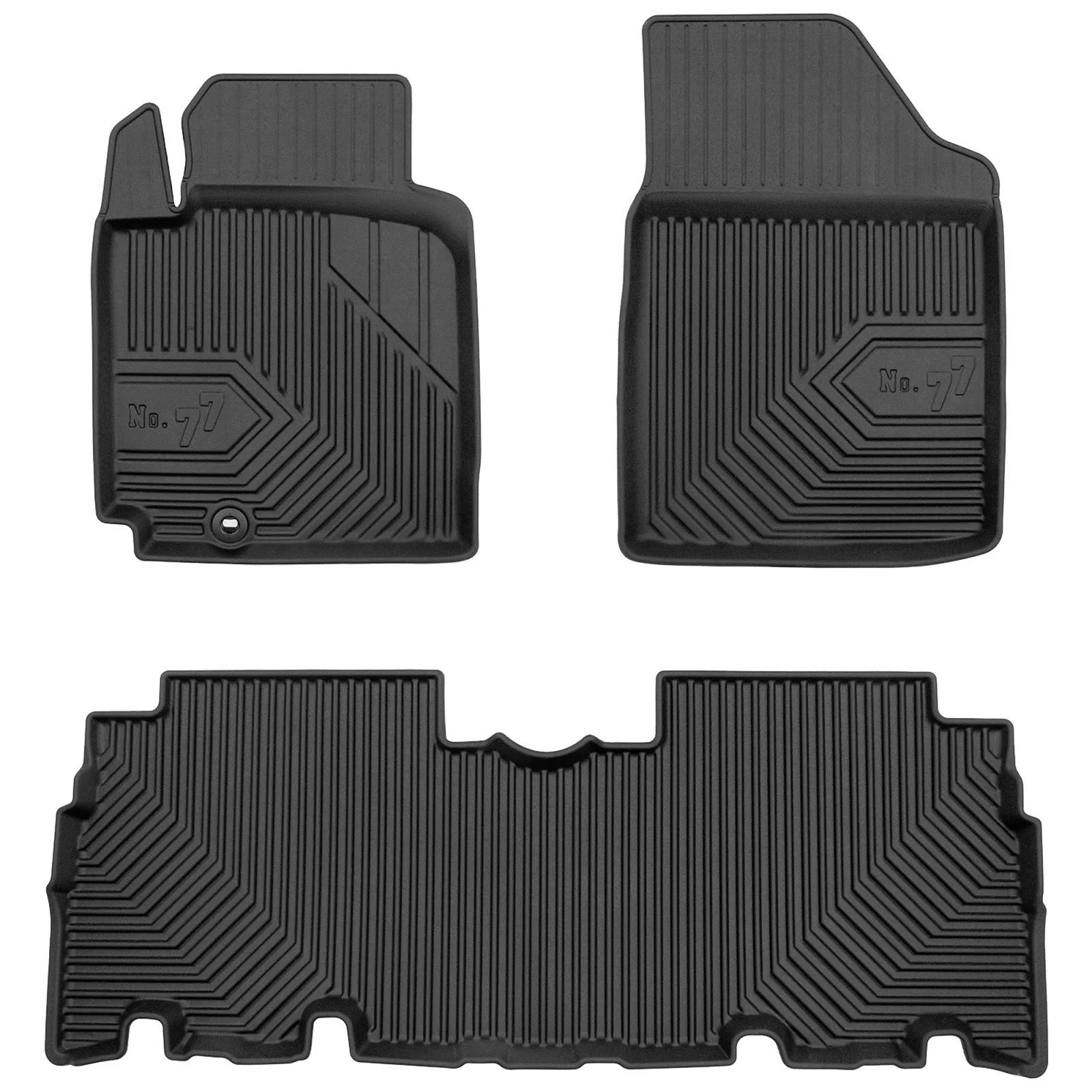 Toyota Yaris Verso Frogum No77 fekete 3D hótálcás TPE gumiszőnyeg szett 77426498