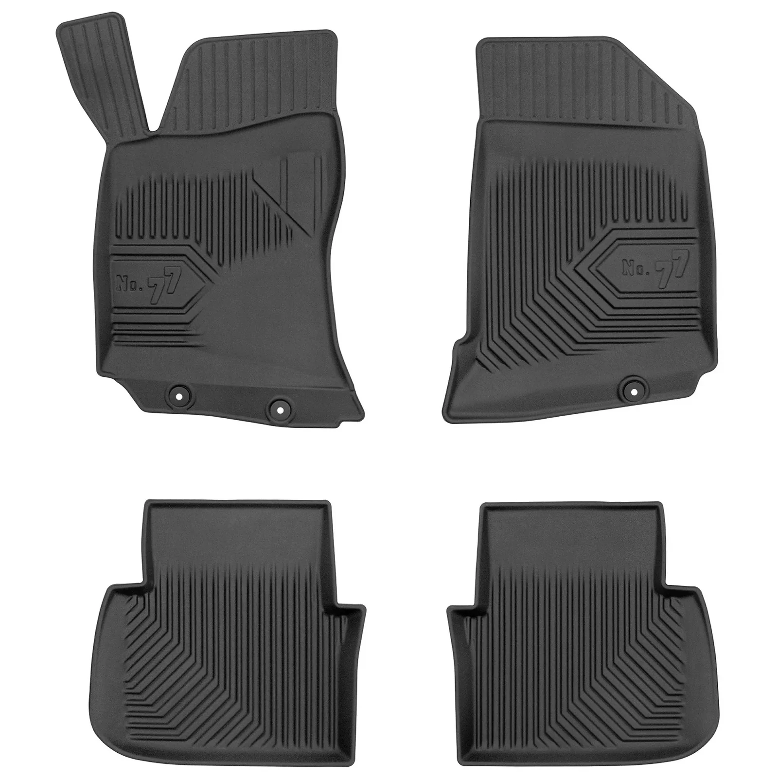 Saab 9-5 I Frogum No77 fekete 3D hótálcás TPE gumiszőnyeg szett 77426597