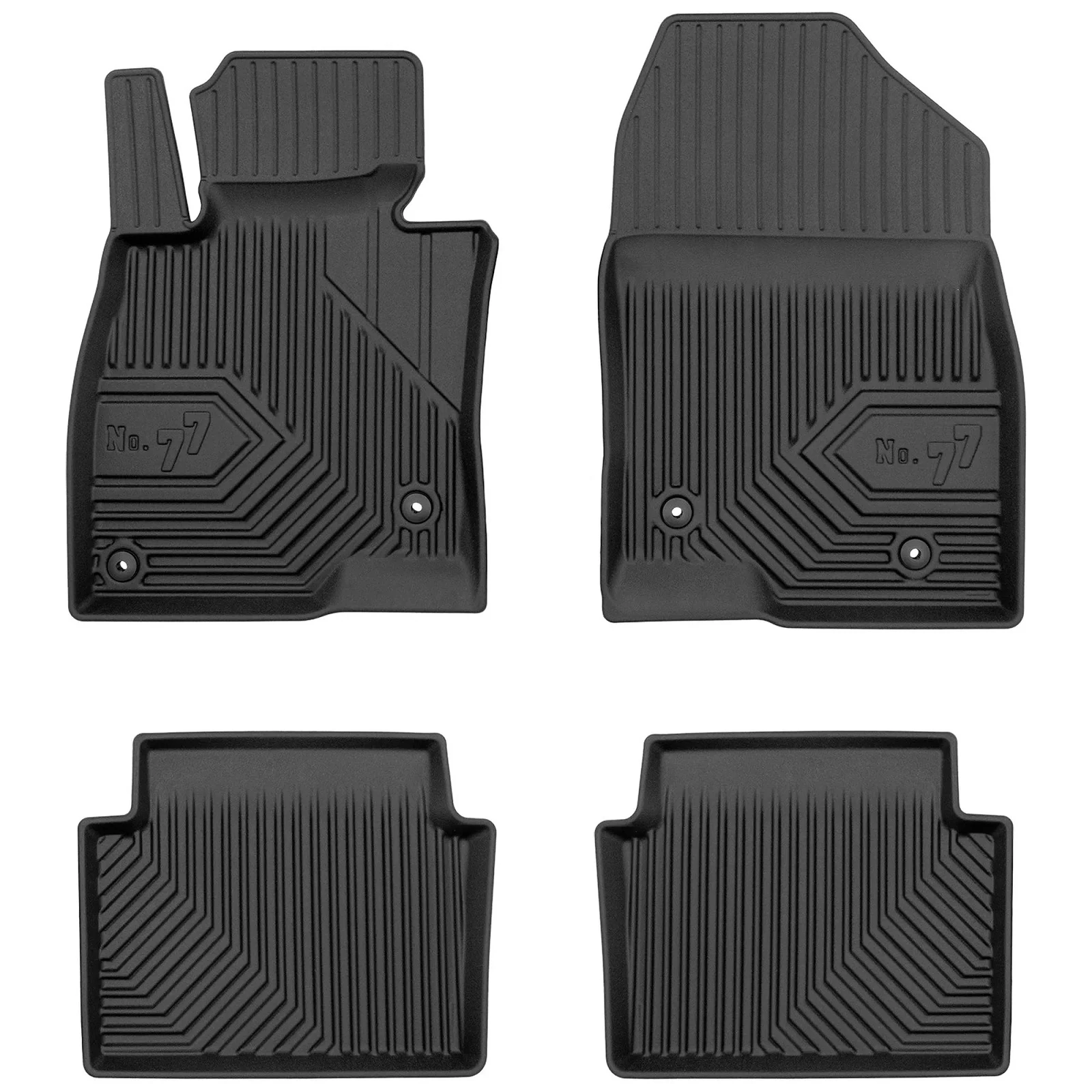 Mazda 3 III Frogum No77 fekete 3D hótálcás TPE gumiszőnyeg szett 77426702