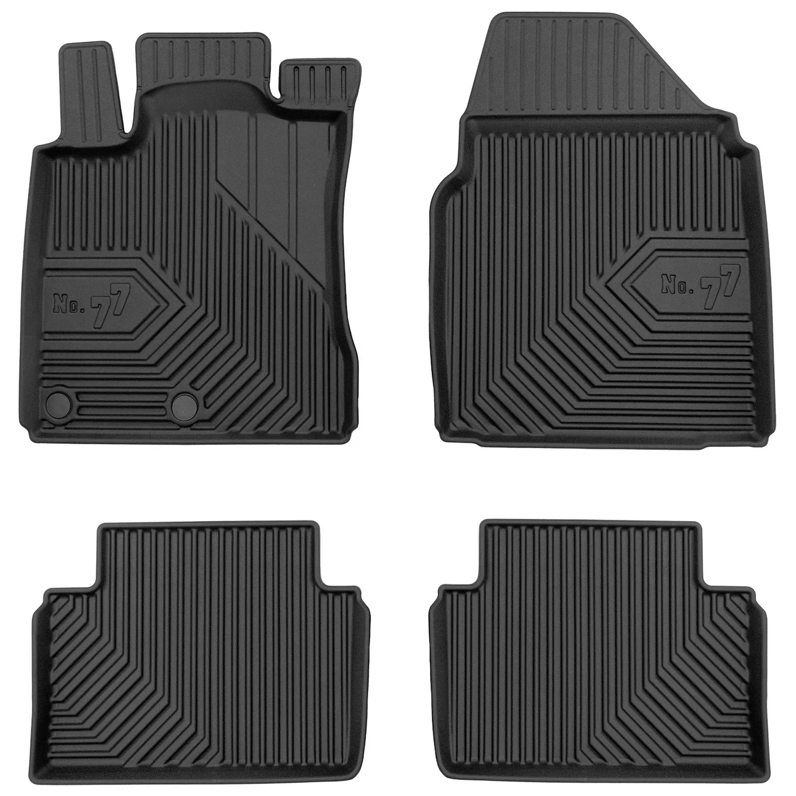 Nissan Qashqai I Frogum No77 fekete 3D hótálcás TPE gumiszőnyeg szett 77426733