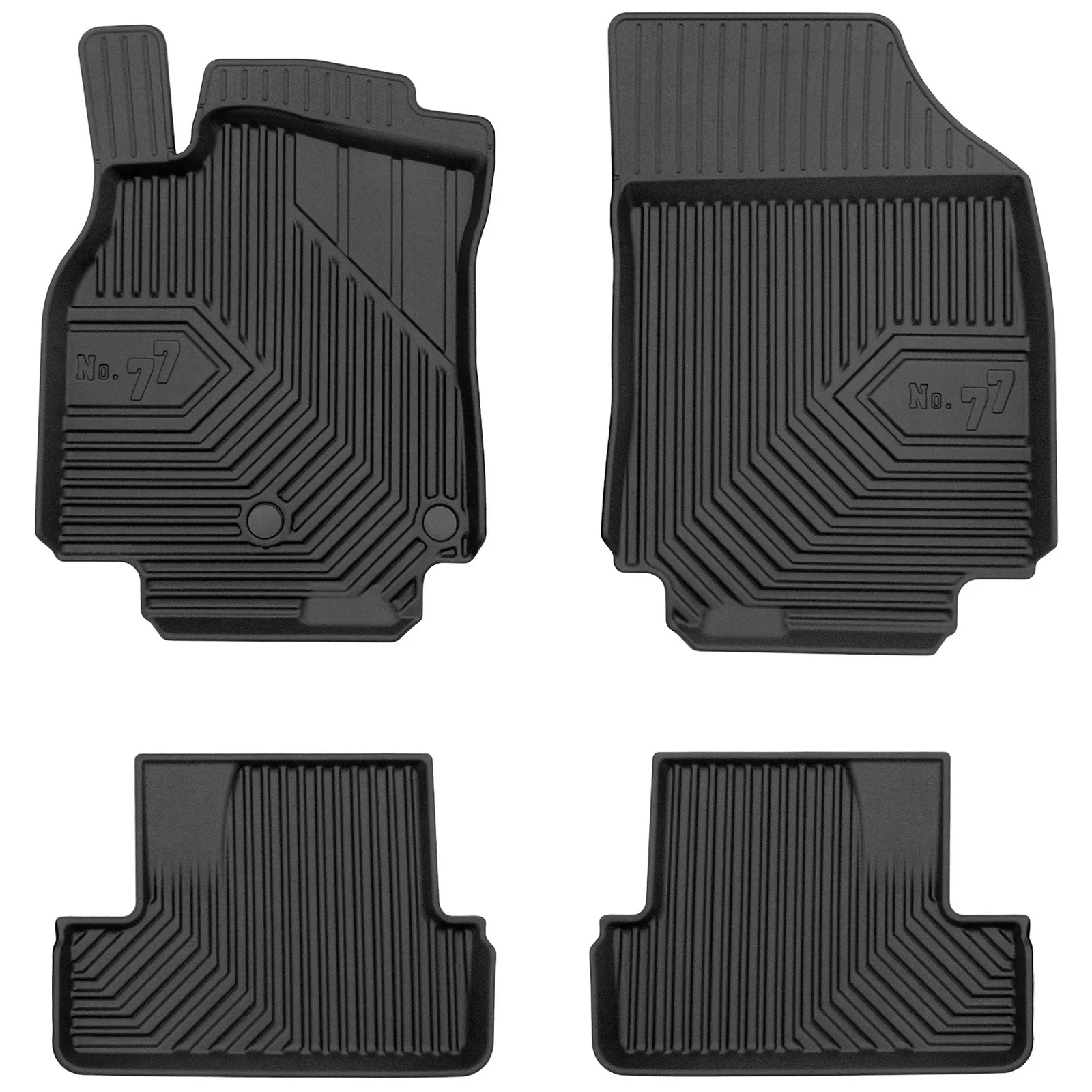 Renault Megane III Coupe Frogum No77 fekete 3D hótálcás TPE gumiszőnyeg szett 77426740
