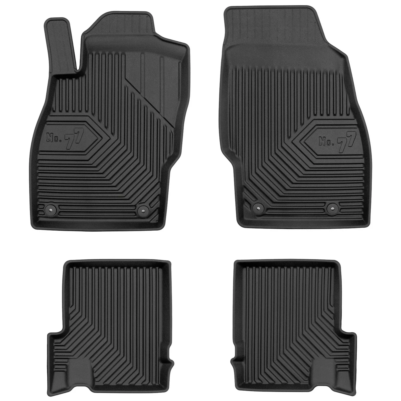 Opel Adam Frogum No77 fekete 3D hótálcás TPE gumiszőnyeg szett 77426825