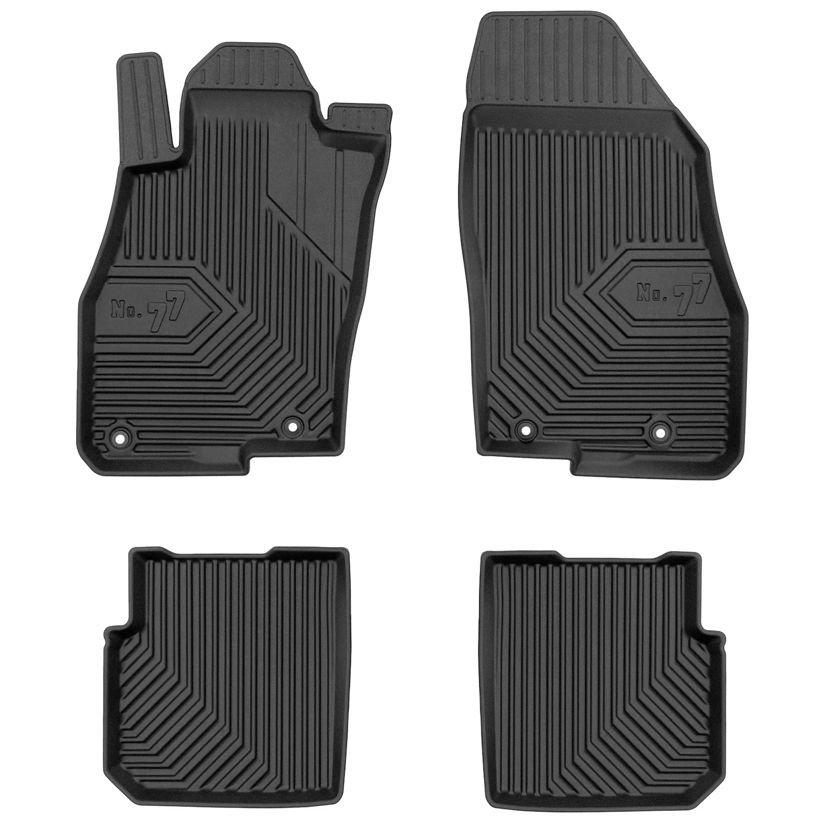 Alfa Romeo MiTo Frogum No77 fekete 3D hótálcás TPE gumiszőnyeg szett 77426849