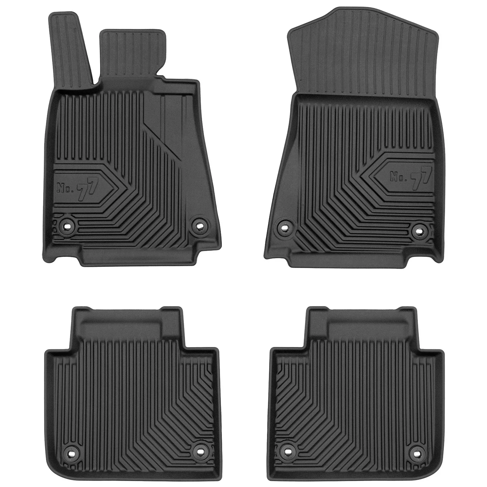 Lexus GS IV Sedan Frogum No77 fekete 3D hótálcás TPE gumiszőnyeg szett 77426863
