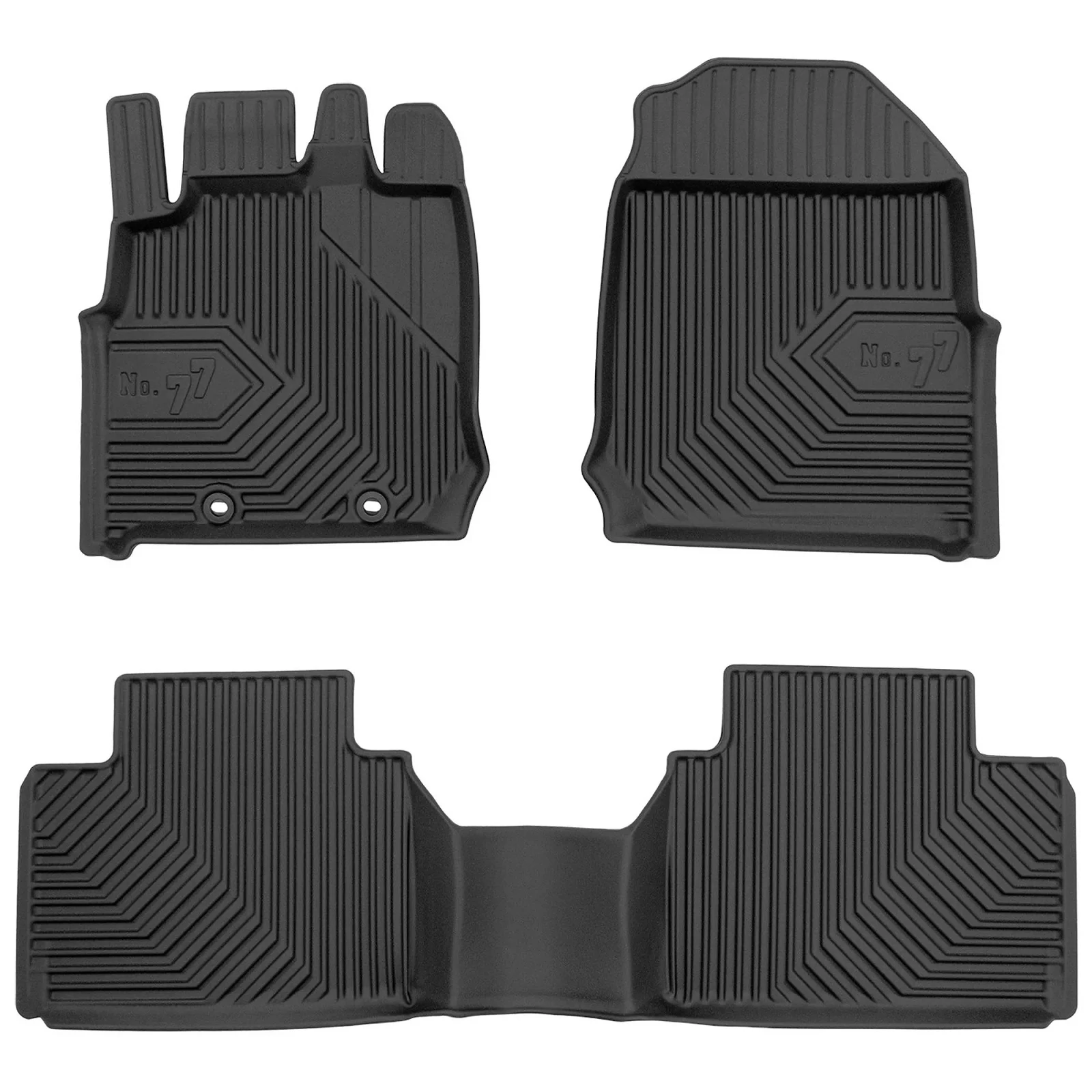 Isuzu D-MAX III Frogum No77 fekete 3D hótálcás TPE gumiszőnyeg szett 77426948