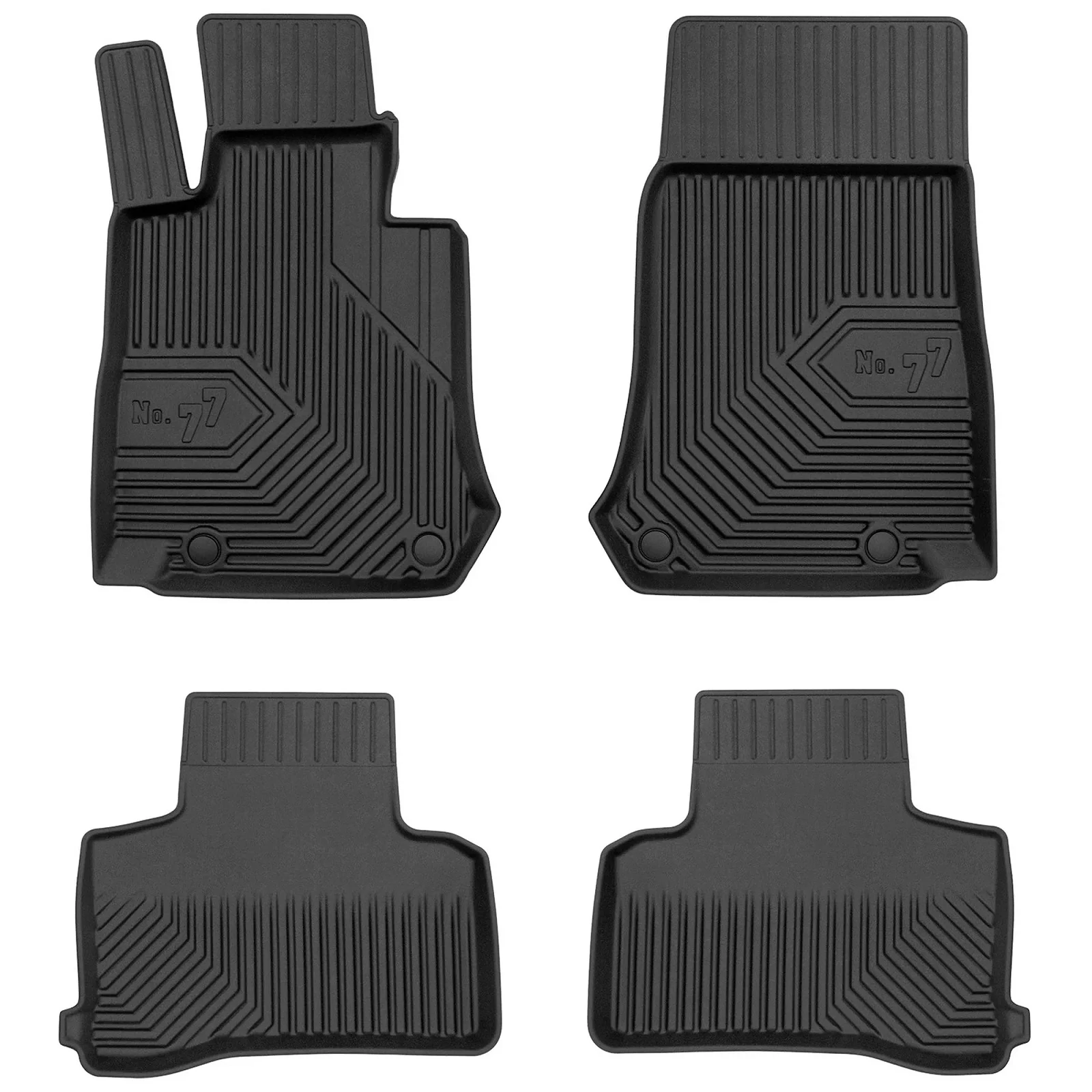 Mercedes Benz EQC N293 Frogum No77 fekete 3D hótálcás TPE gumiszőnyeg szett 77426962