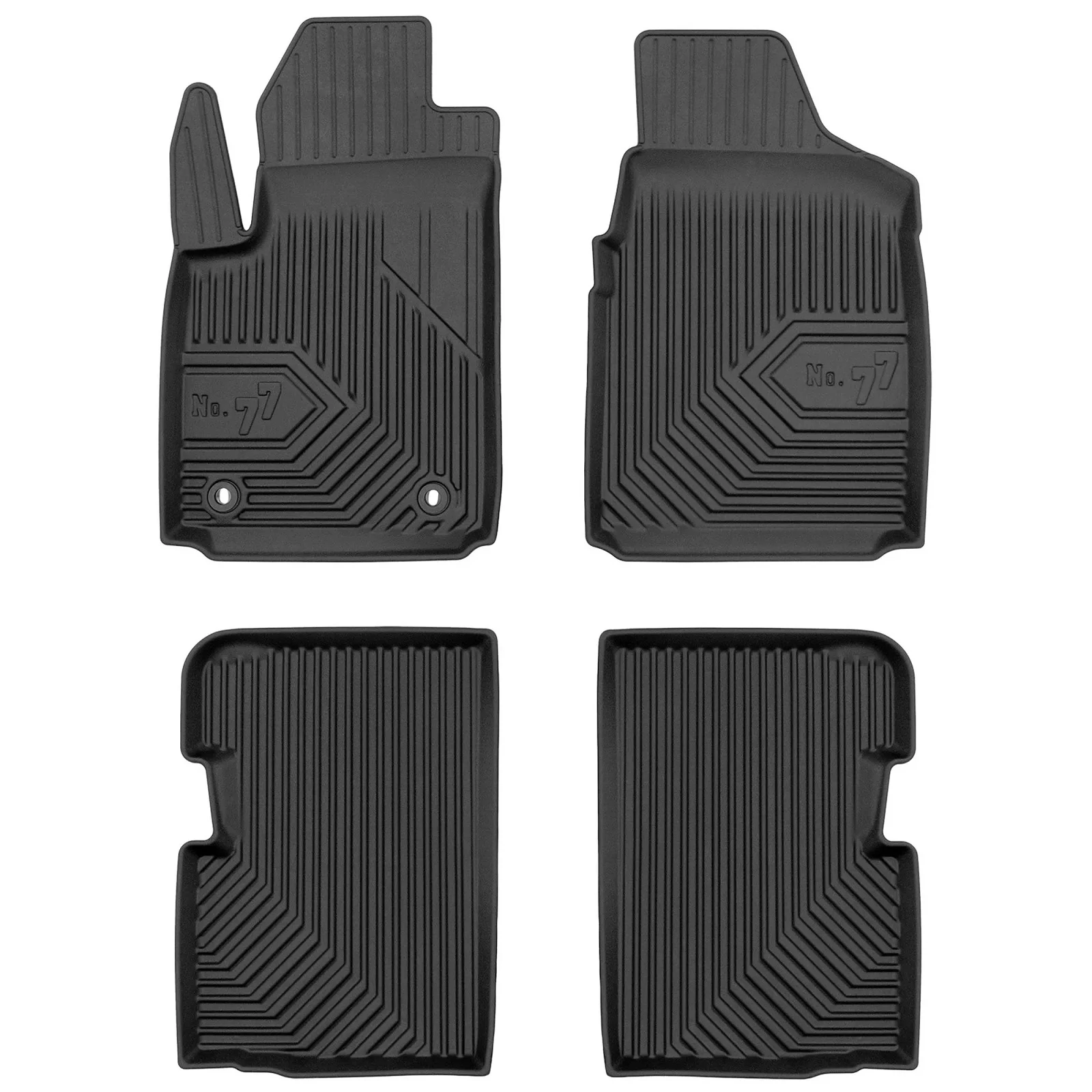 Ford Ka II Frogum No77 fekete 3D hótálcás TPE gumiszőnyeg szett 77427099