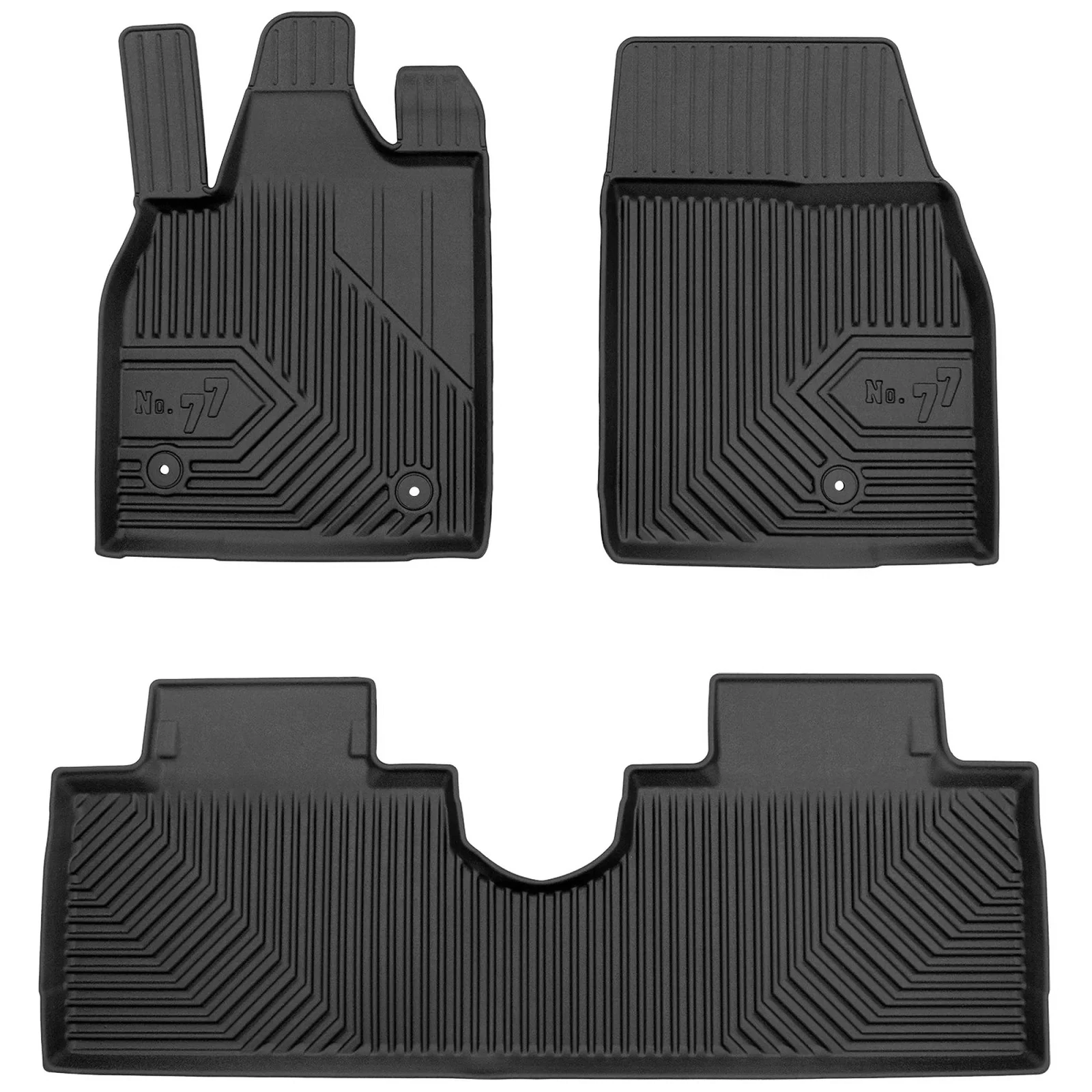 Ford Mustang Mach-E Frogum No77 fekete 3D hótálcás TPE gumiszőnyeg szett 77427150