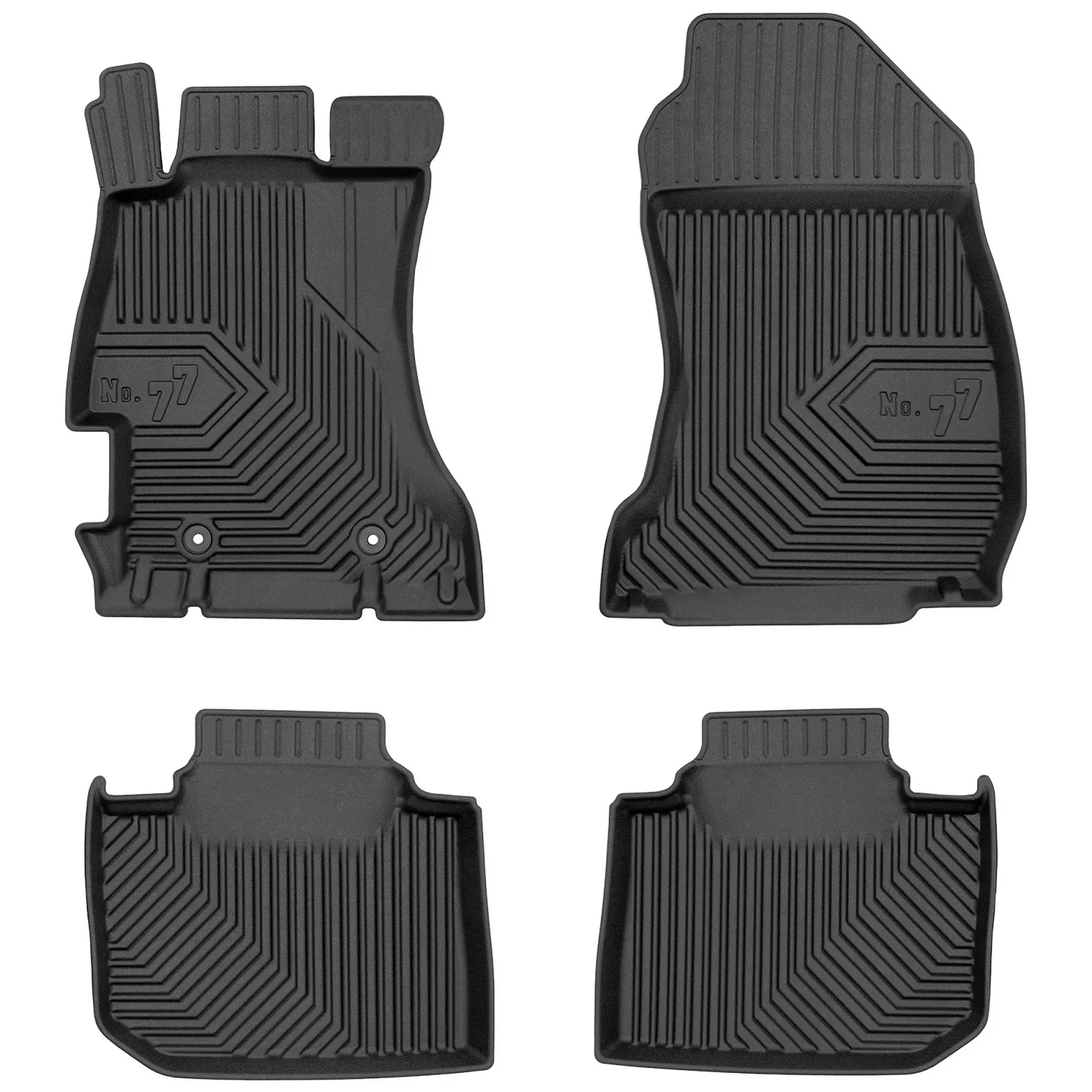 Subaru Impreza IV - WRX Frogum No77 fekete 3D hótálcás TPE gumiszőnyeg szett 77427259