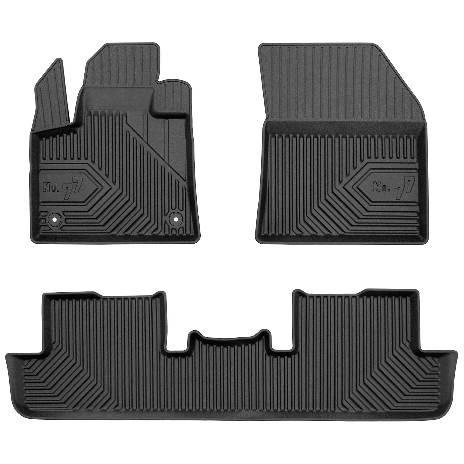 Peugeot 3008 II Frogum No77 fekete 3D hótálcás TPE gumiszőnyeg szett 77427280