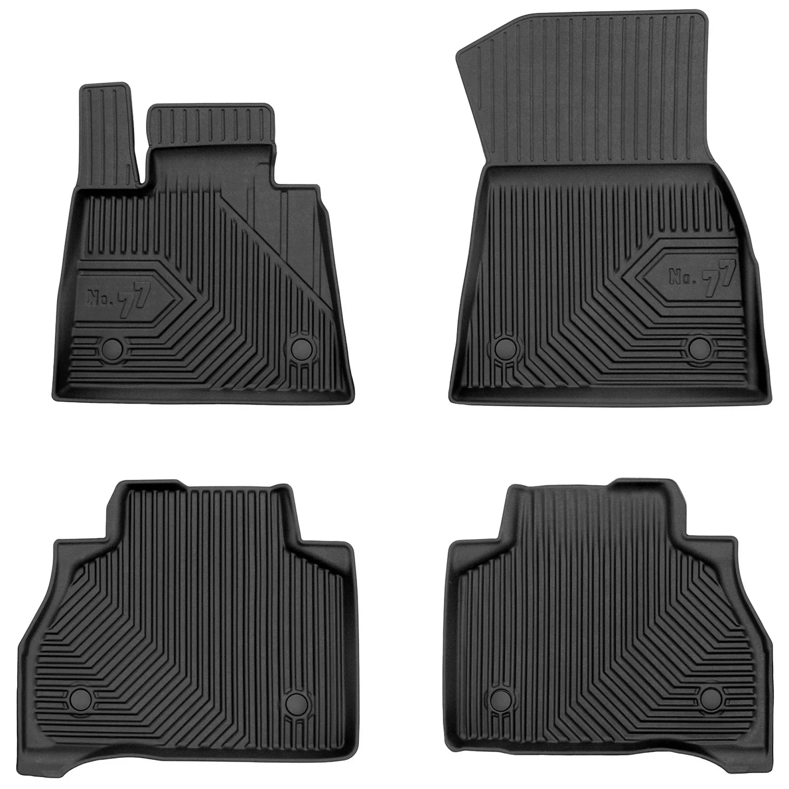 BMW X7 G07 Frogum No77 fekete 3D hótálcás TPE gumiszőnyeg szett 77427914