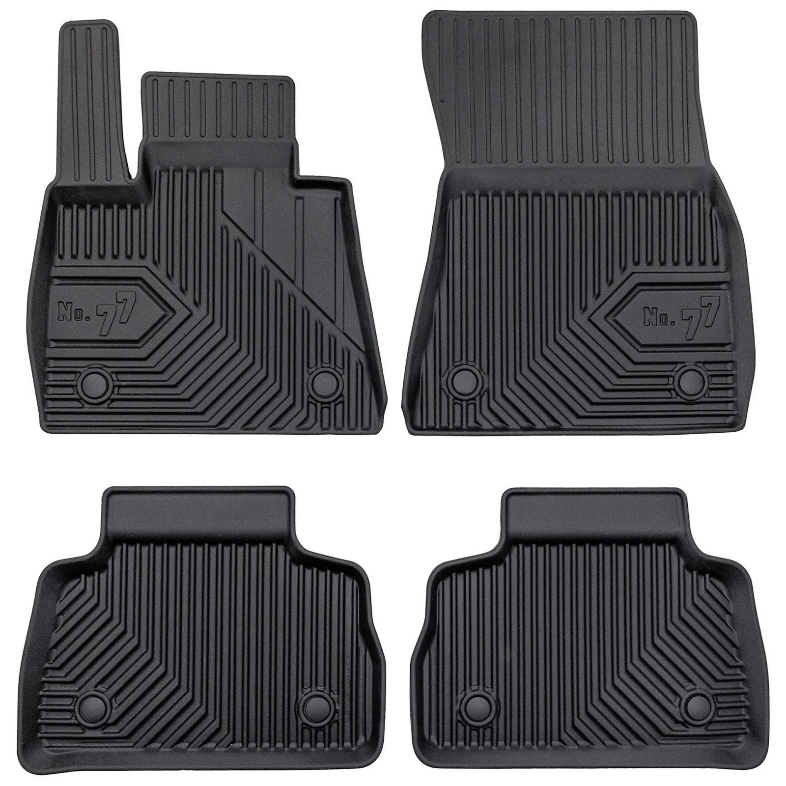 BMW X6 G06 Frogum No77 fekete 3D hótálcás TPE gumiszőnyeg szett 77429062
