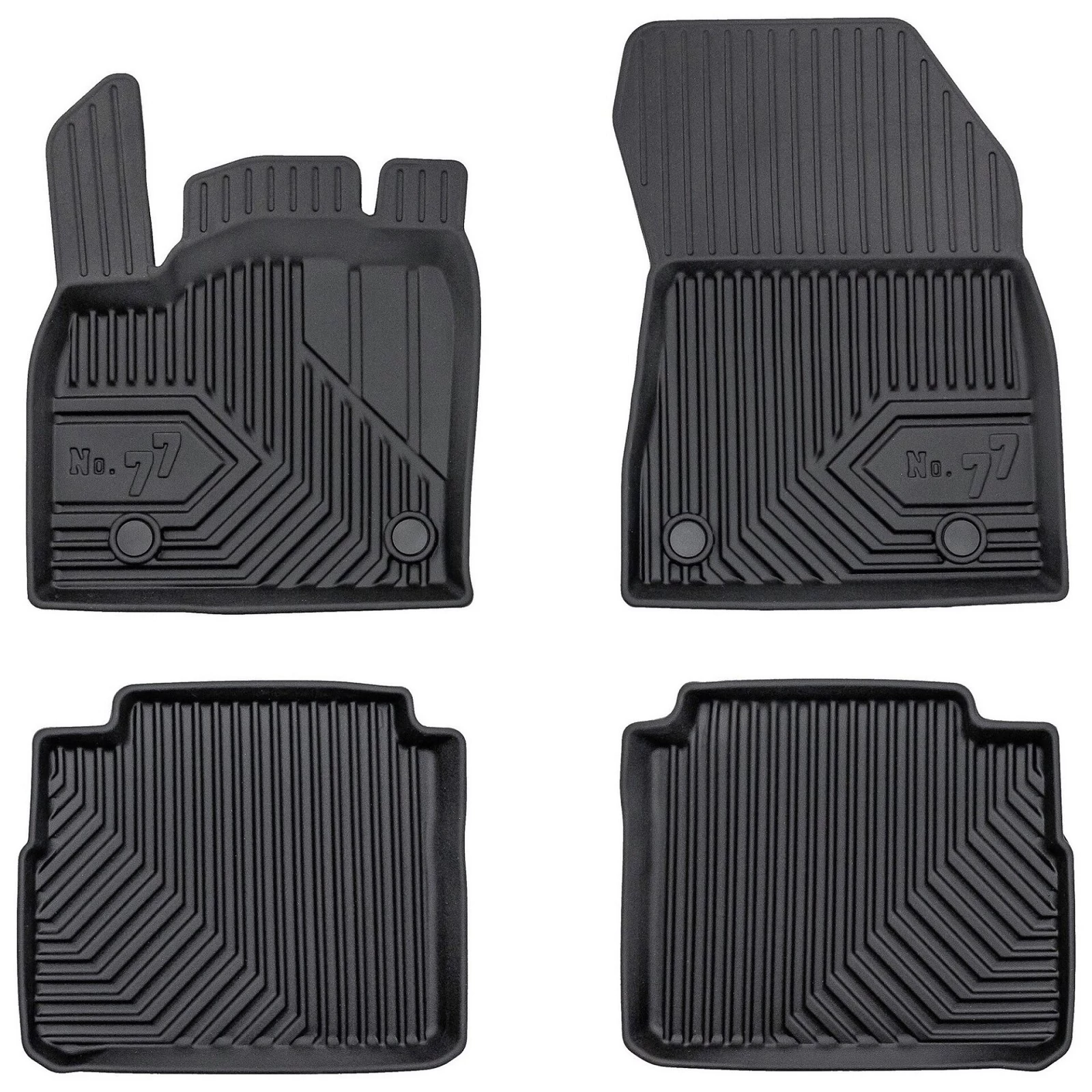 Nissan X-Trail IV Frogum No77 fekete 3D hótálcás TPE gumiszőnyeg szett 77429161