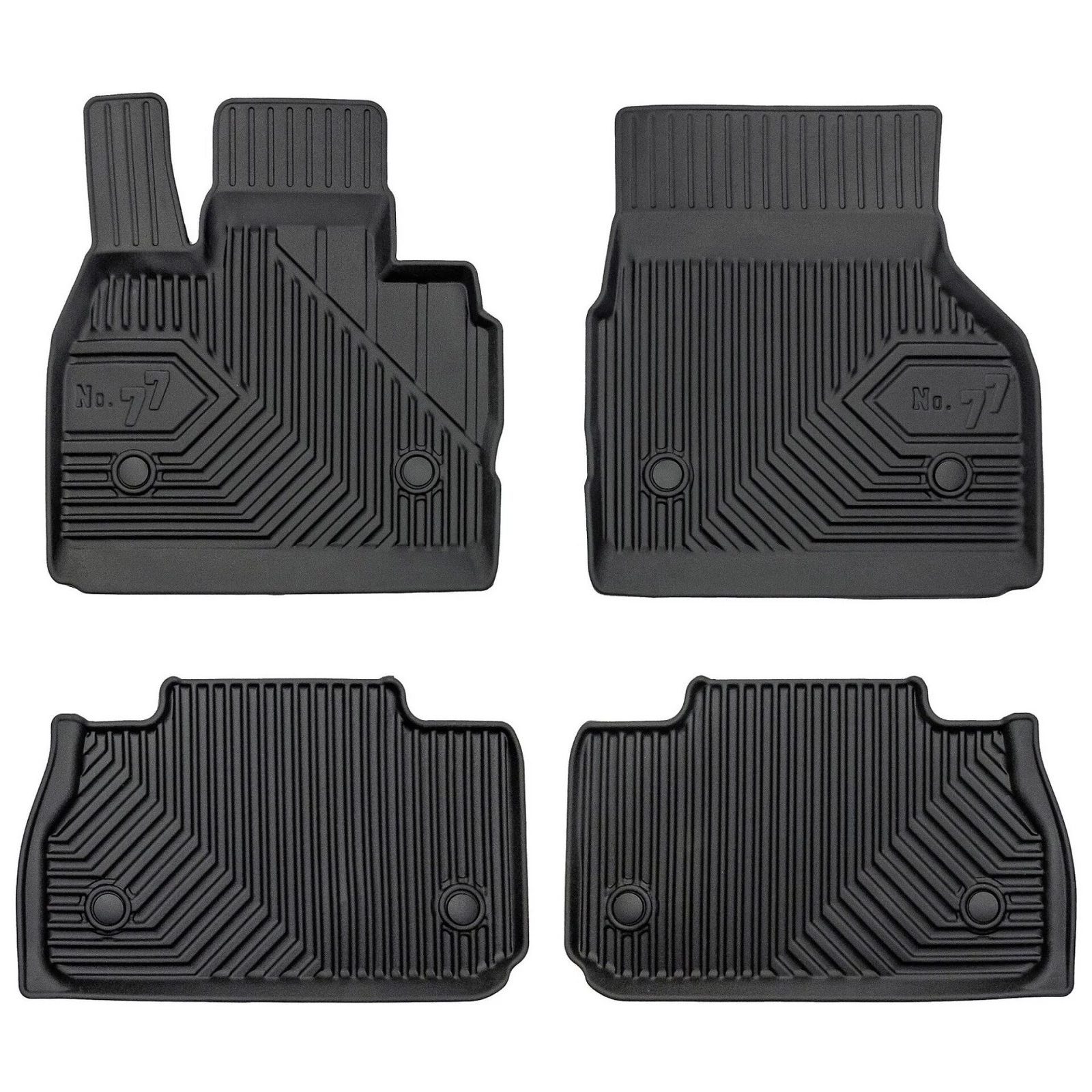 BMW iX I20 Frogum No77 fekete 3D hótálcás TPE gumiszőnyeg szett 77429451