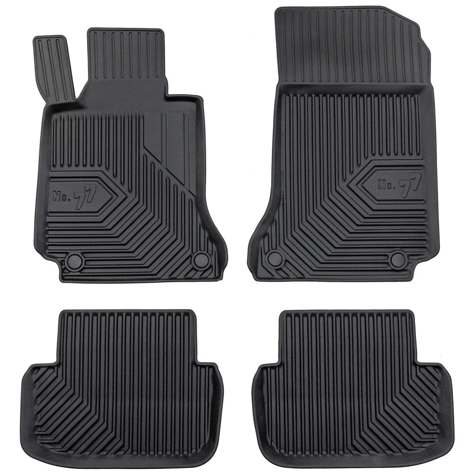Mercedes Benz C207 Frogum No77 fekete 3D hótálcás TPE gumiszőnyeg szett 77430334