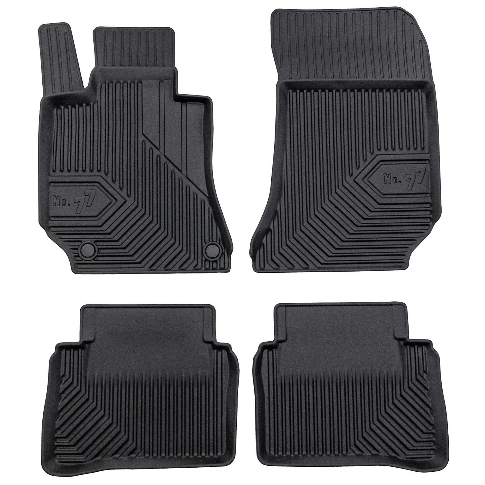Mercedes Benz W212 Frogum No77 fekete 3D hótálcás TPE gumiszőnyeg szett 77430341