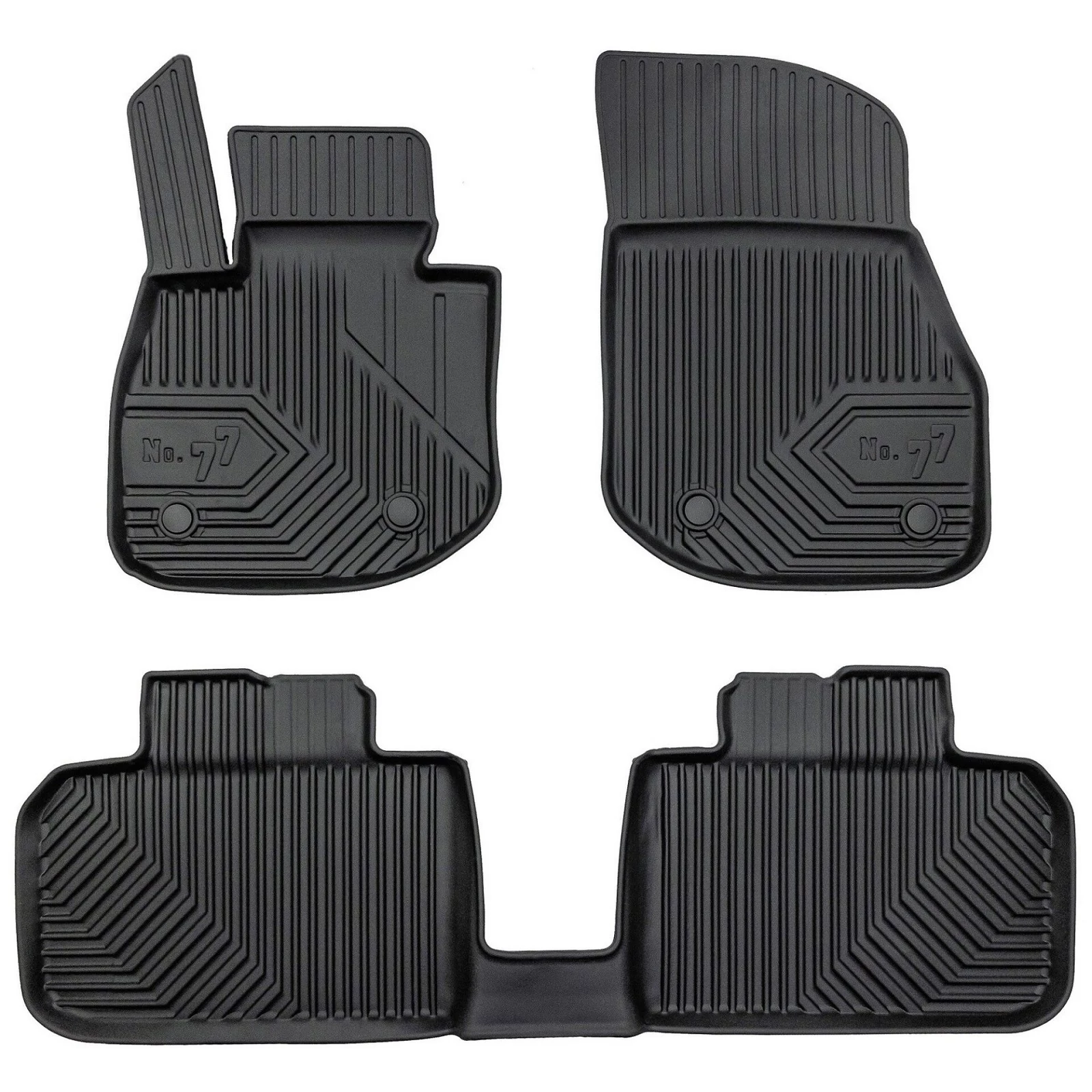 BMW iX1 Frogum No77 fekete 3D hótálcás TPE gumiszőnyeg szett 77430402
