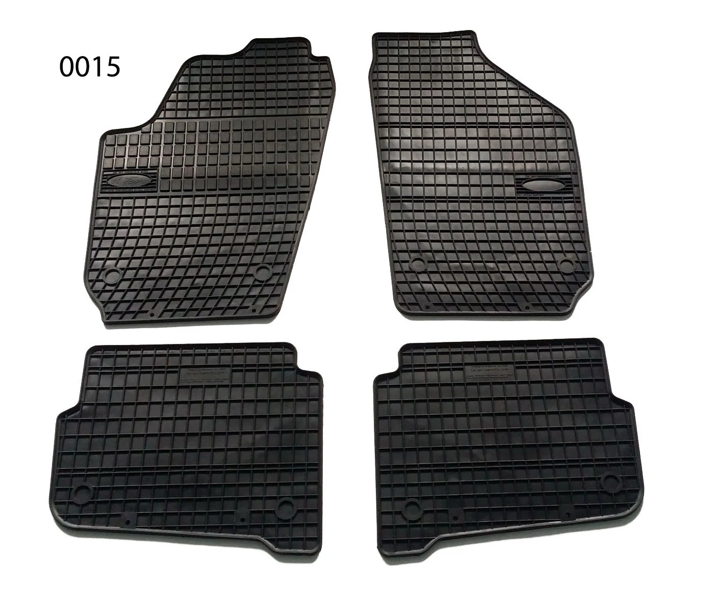 SEAT Cordoba II Ibiza III Frogum 0015 fekete gumiszőnyeg szett