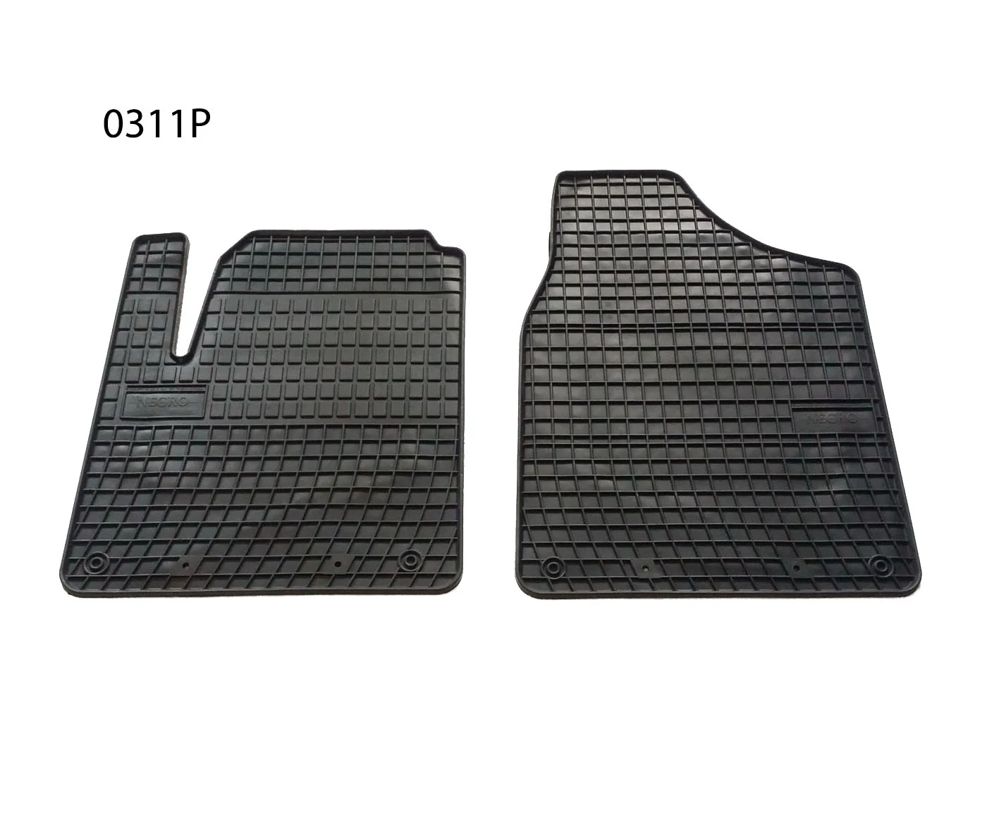 VW Volkswagen Sharan I 2személyes Frogum 0311P fekete gumiszőnyeg szett