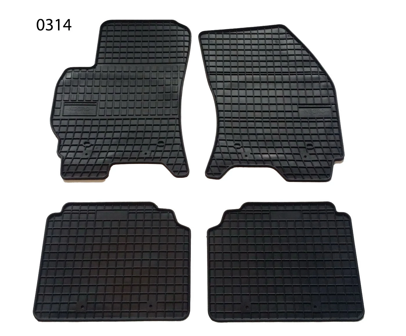 Ford Mondeo MK3 Frogum 0314 fekete gumiszőnyeg szett